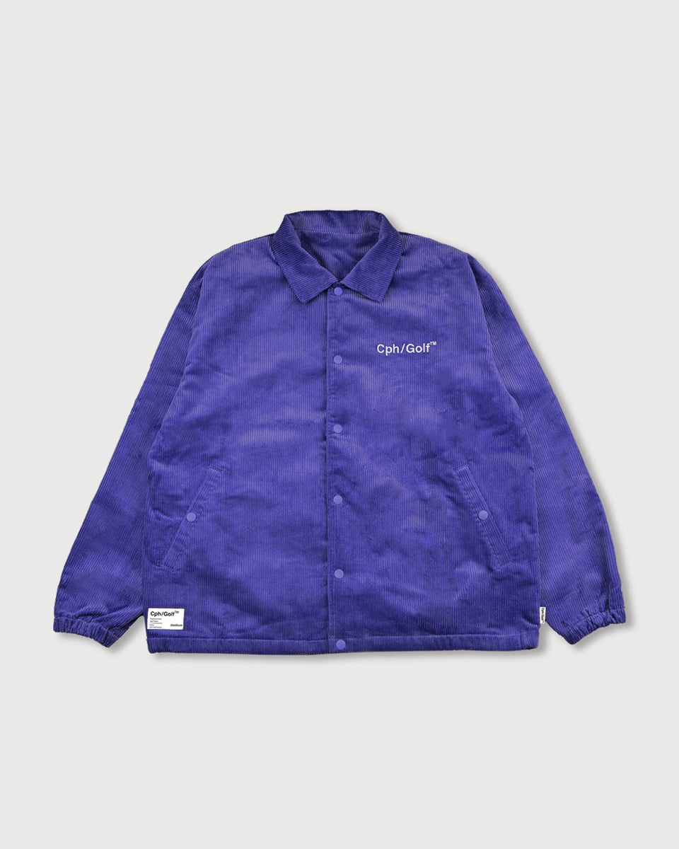 メンズウェア CPH GOLF GENTLEMAN CORDUROY COACH JACKET GENTLEMAN CORDUROY COACH JACKET - BLACK - – Cph/Golf™︎