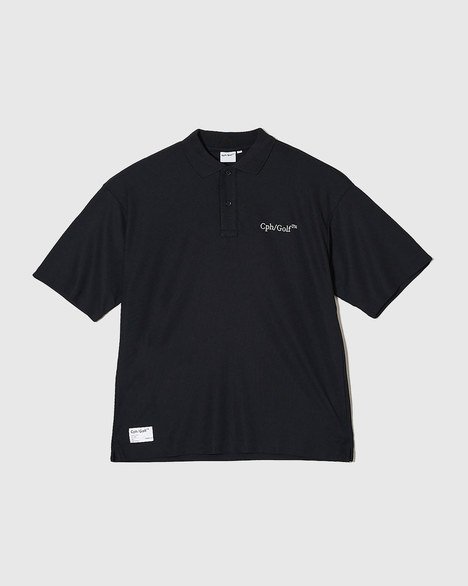 K*i様 Cph/Golf ブラックポロシャツ Mサイズ DIGNIFIED LOGO S/S POLO - BLACK - – Cph/Golf™︎