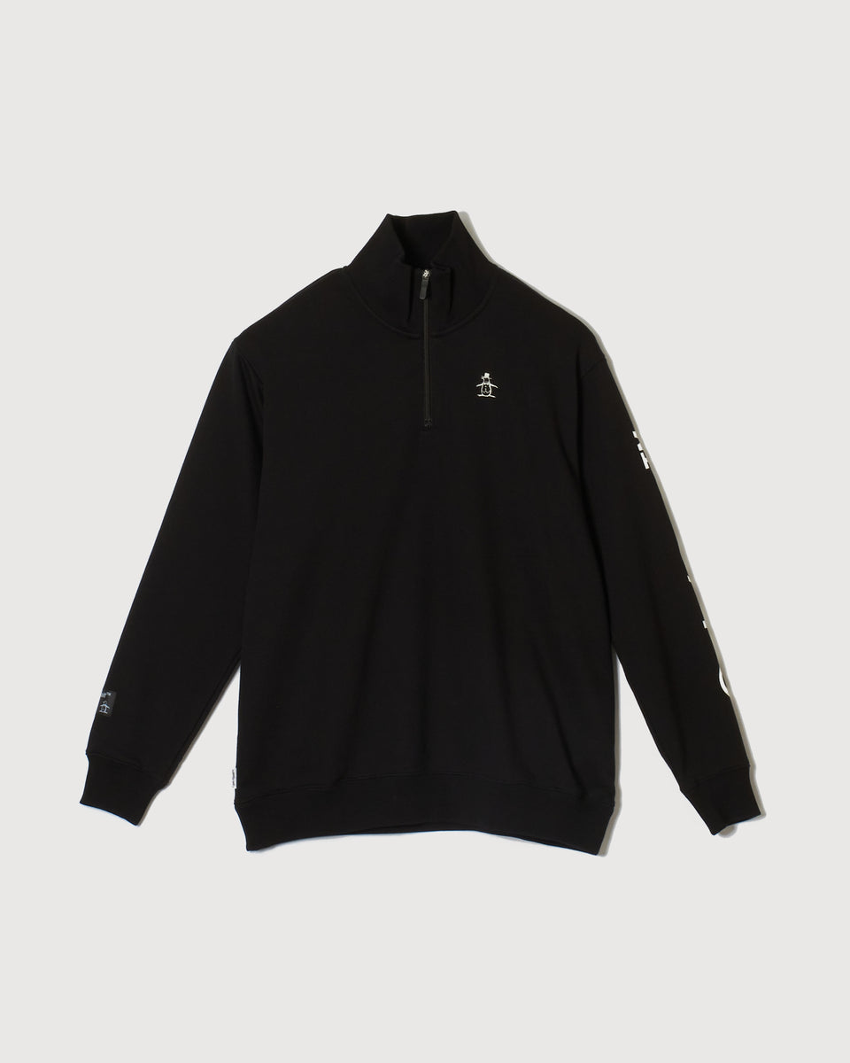 Musingwear × Cph/Golf™️ Half-Zip Sweat Munsingwear × Cph/Golf™️ #HALF-ZIP SWEAT - BLACK - – Cph/Golf™︎