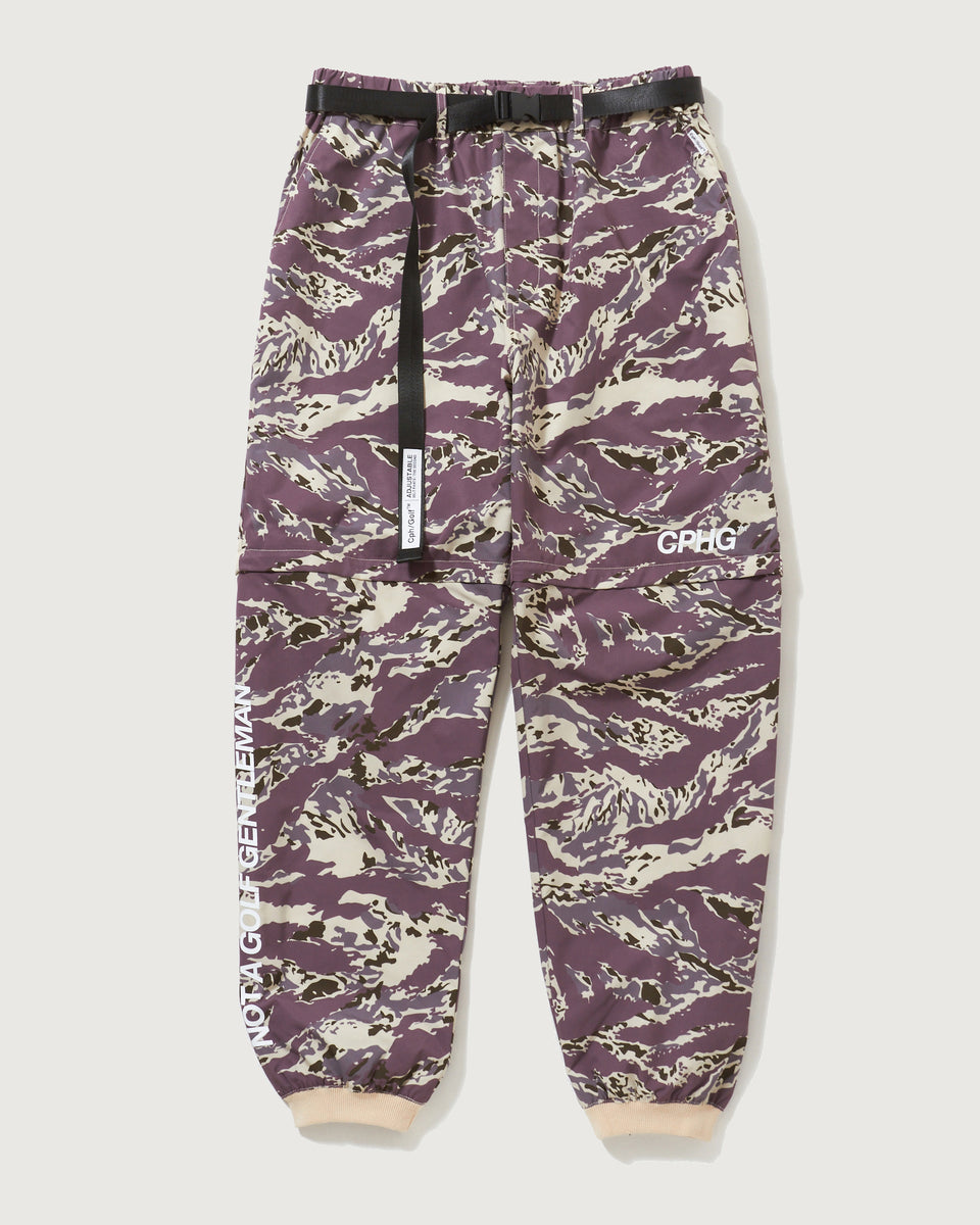 DETACHABLE TACTICAL NYLON PANTS - PURPLE T.CAMO - – Cph/Golf™︎