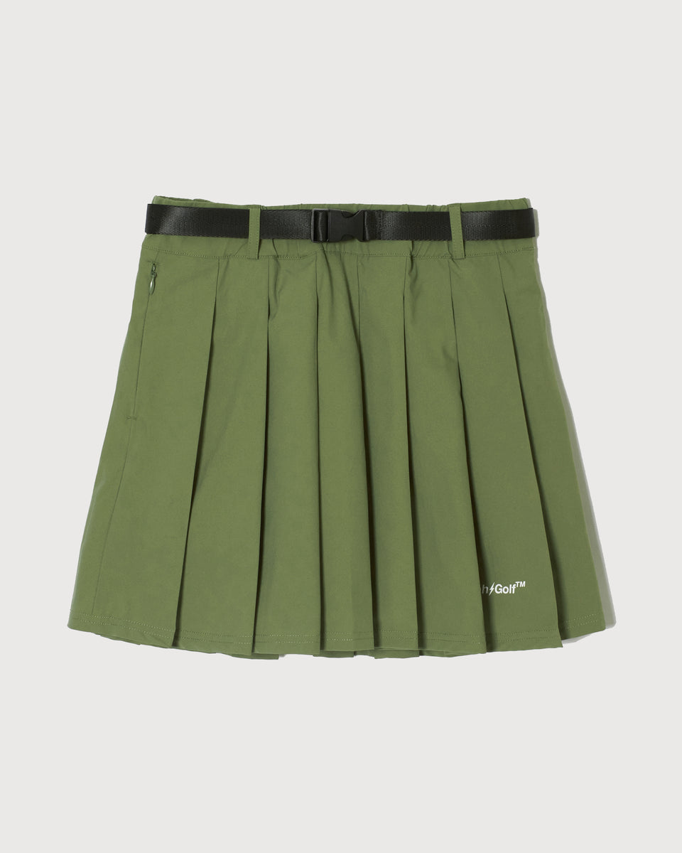 レディースウェア #THUNDER STRIPES W-P SKIRT - KHAKI WOMENS】#THUNDER STRIPES W-P SKIRT - KHAKI - – Cph/Golf™︎