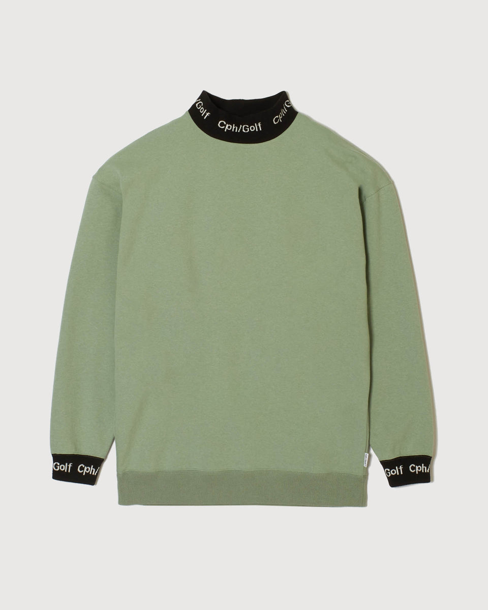 メンズウェア CPH GOLF JACQUARD MOCK NECK LS TEE JACQUARD MOCK NECK LS TEE - WHITE - – Cph/Golf™︎