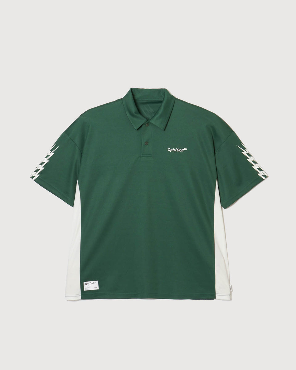 THUNDER STRIPES POLO 衫- 绿色- – Cph/Golf™︎