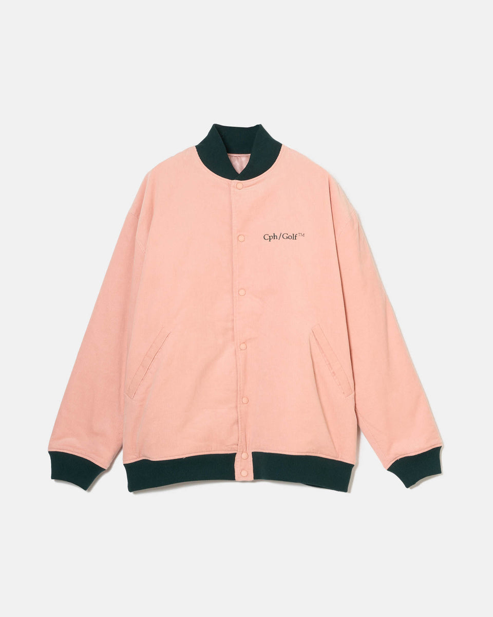 DIGNIFIED LOGO CORDUROY SWING-TOP - PINK - – Cph/Golf™︎
