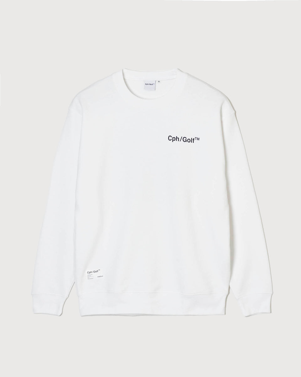 CPH メンズウェア Golf Cph/Golf™︎ – PULLOVER MEN Sweat Crew Logo Overlap メンズウェア