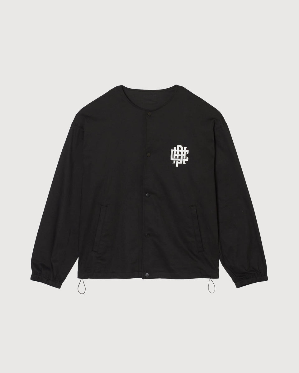 OVERLAP LOGO NO COLLAR JACKET - BLACK - – Cph/Golf™︎
