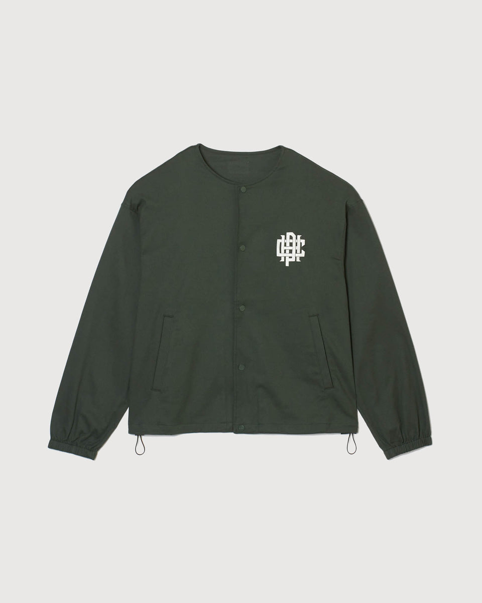 新品♡CPH/GOLF OVERLAP LOGO NOCOLLAR JACKET OVERLAP LOGO NO COLLAR JACKET - GREEN - – Cph/Golf™︎