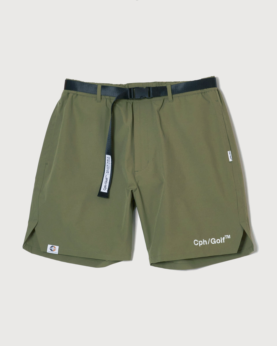 AS2OV×Cph/Golf #ADJUSTABLE SHORTS サイズL AS2OV×Cph/Golf™ #ADJUSTABLE SHORTS - KHAKI - – Cph/Golf™︎