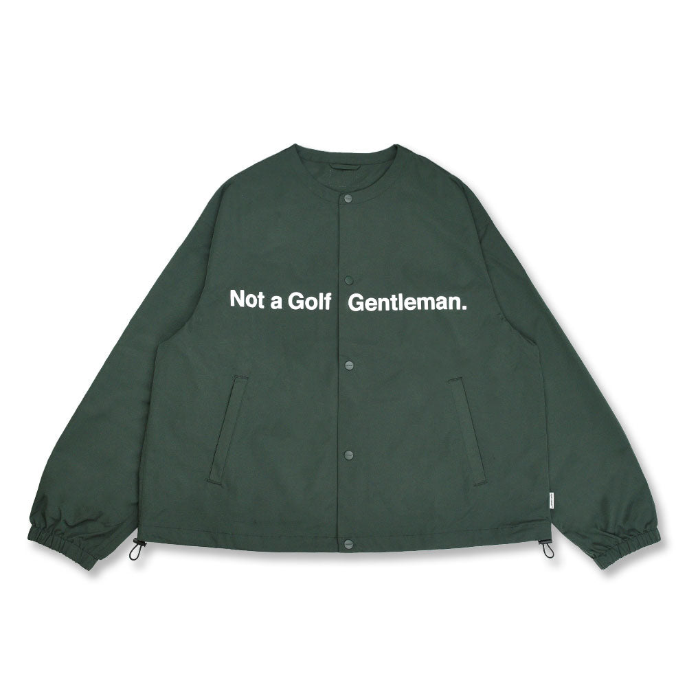 Cph/Golf™ LOGO NO COLLAR JACKET GREEN – Cph/Golf™︎