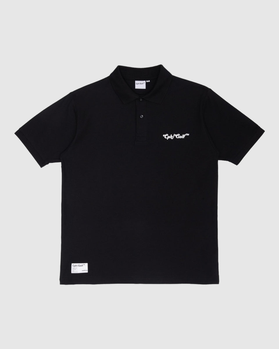 FLY ME SUMMER POLO - BLACK - – Cph/Golf™︎