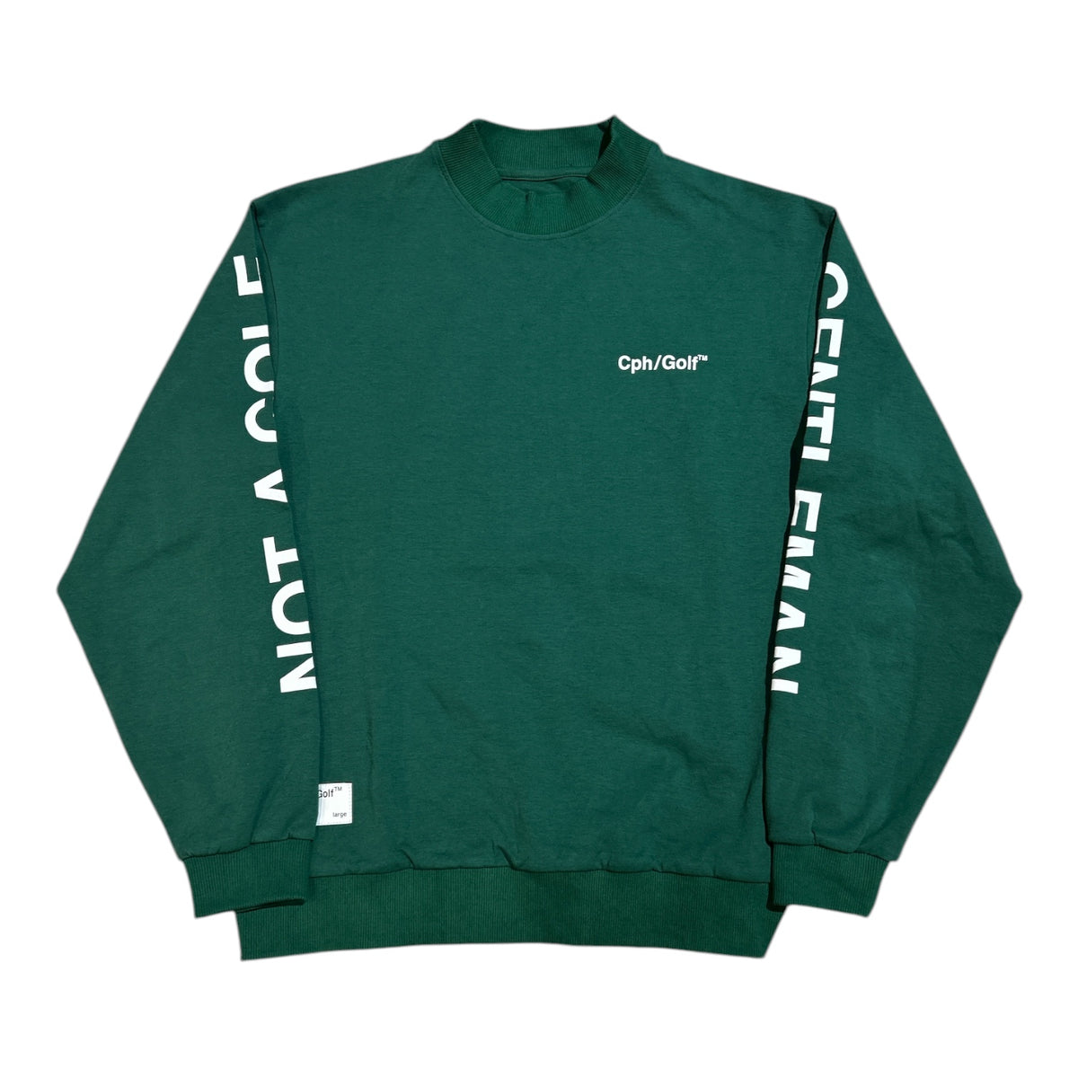 ★新品未使用★Cph/Golf LOGO LS MOCK NECK TEE 緑 Cph/Golf LOGO LS MOCK NECK TEE GREEN – Cph/Golf™︎