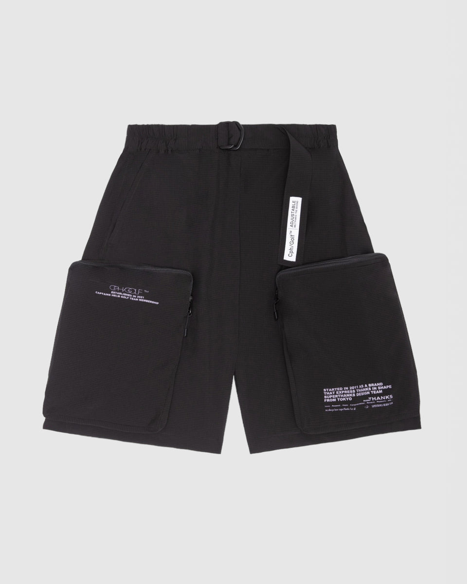 BRETHABLE SHORTS - BLACK - – Cph/Golf™︎