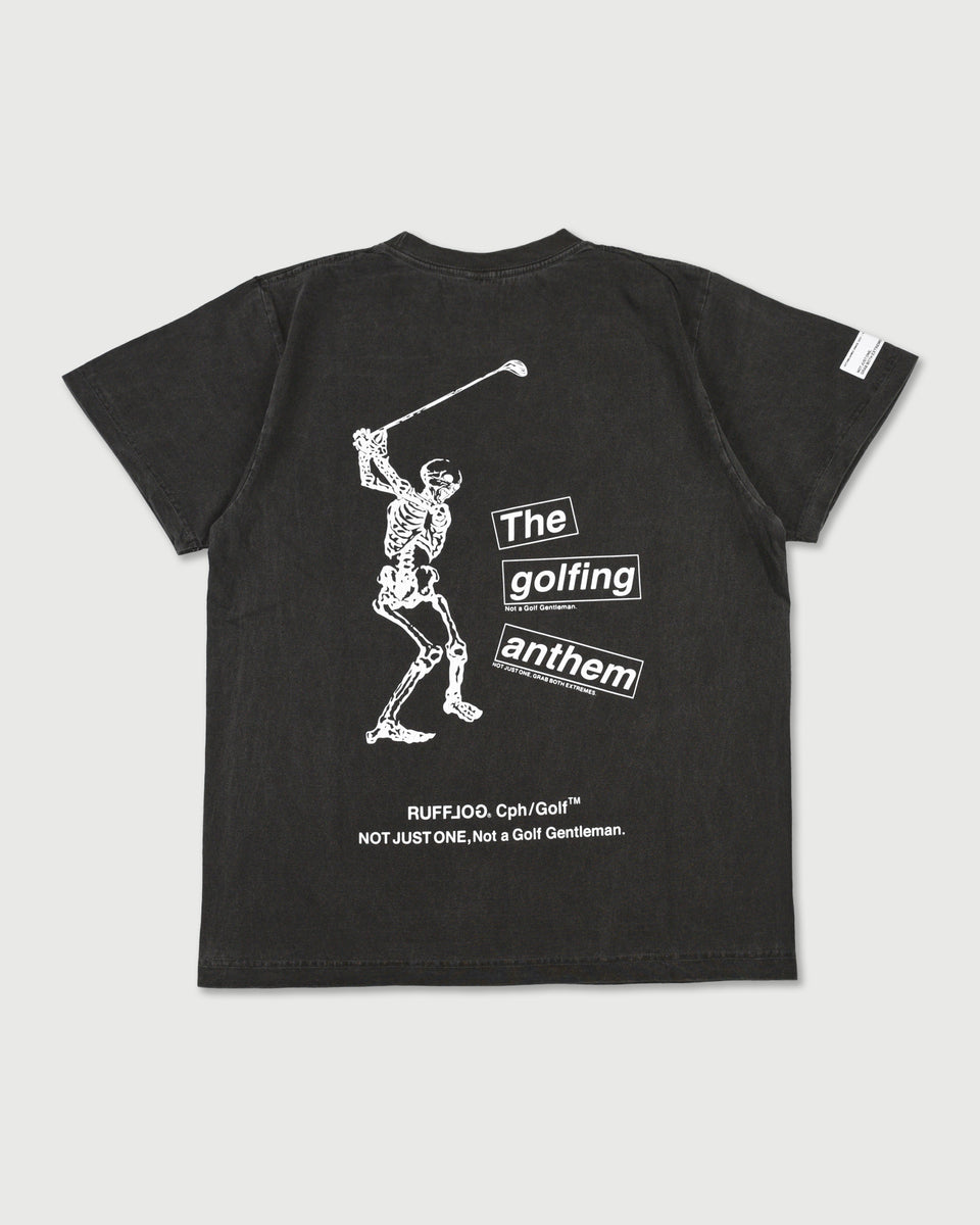 Golfing Anthem S/S Tee BLACK – Cph/Golf™︎
