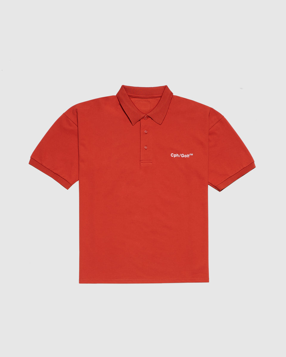 CAPTAINS HELM GOLF #Cph/Golf TM POLO -RED- – Cph/Golf™︎