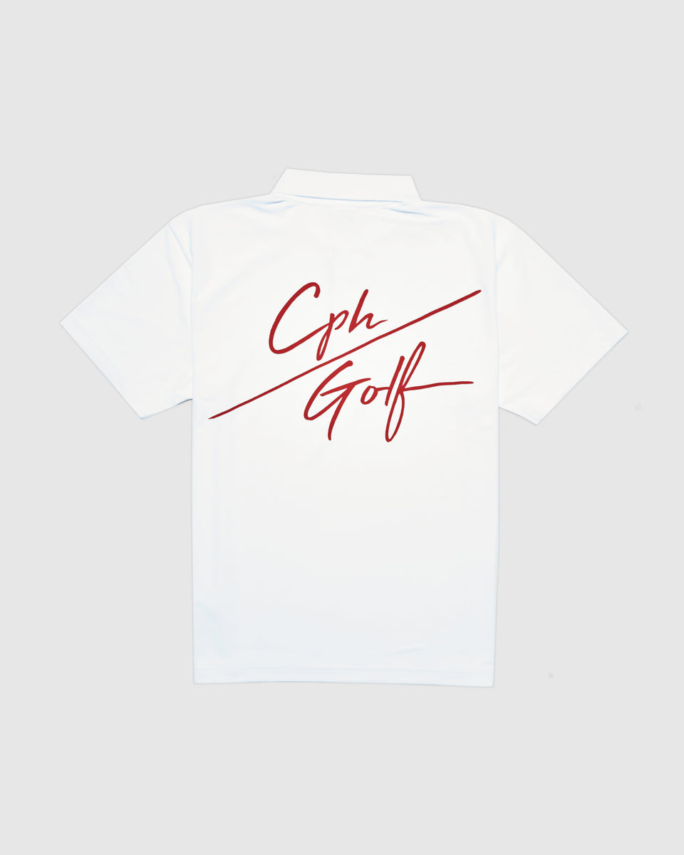 CAPTAINS HELM GOLF #Cph/Golf POLO -WHITE- – Cph/Golf™︎