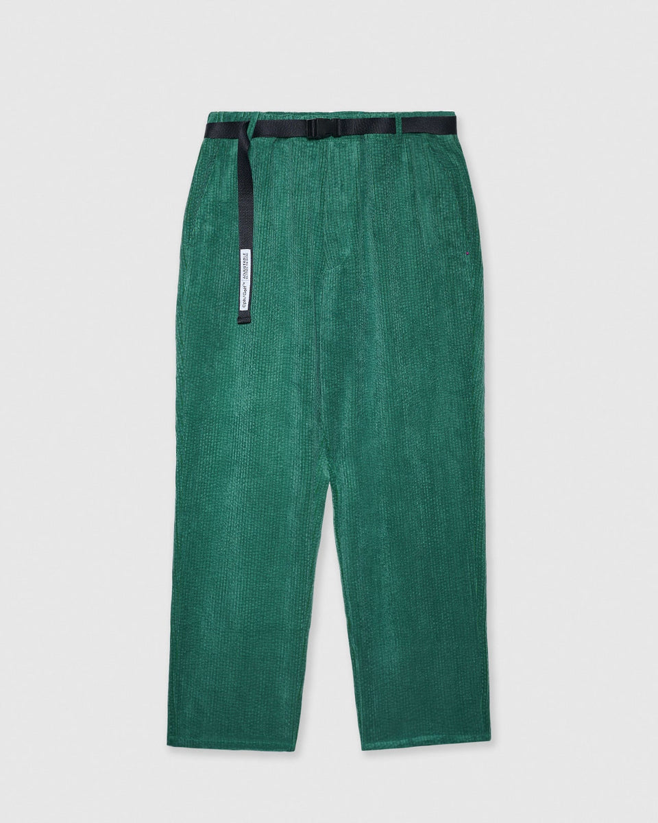 WOMENS】#ADJUSTABLE CORDUROY PANTS - GREEN - – Cph/Golf™︎