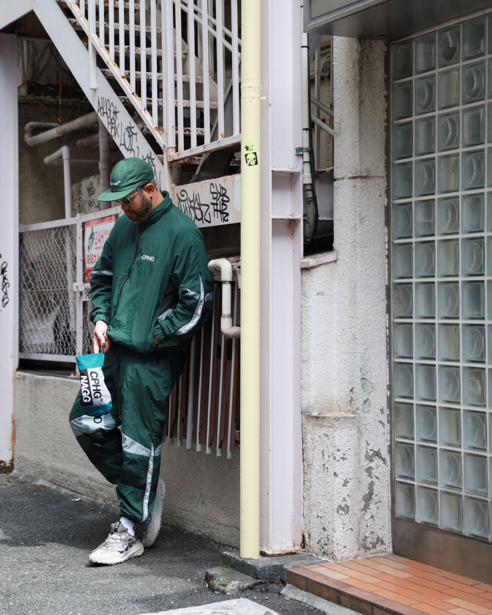 CPHG パンツ SIDE ZIPPER NYLON PANTS - GREEN - – Cph/Golf™︎