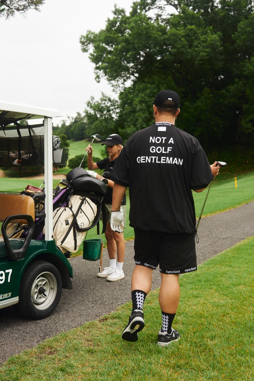 JACQUARD RIB SHORTS BLACK – Cph/Golf™︎