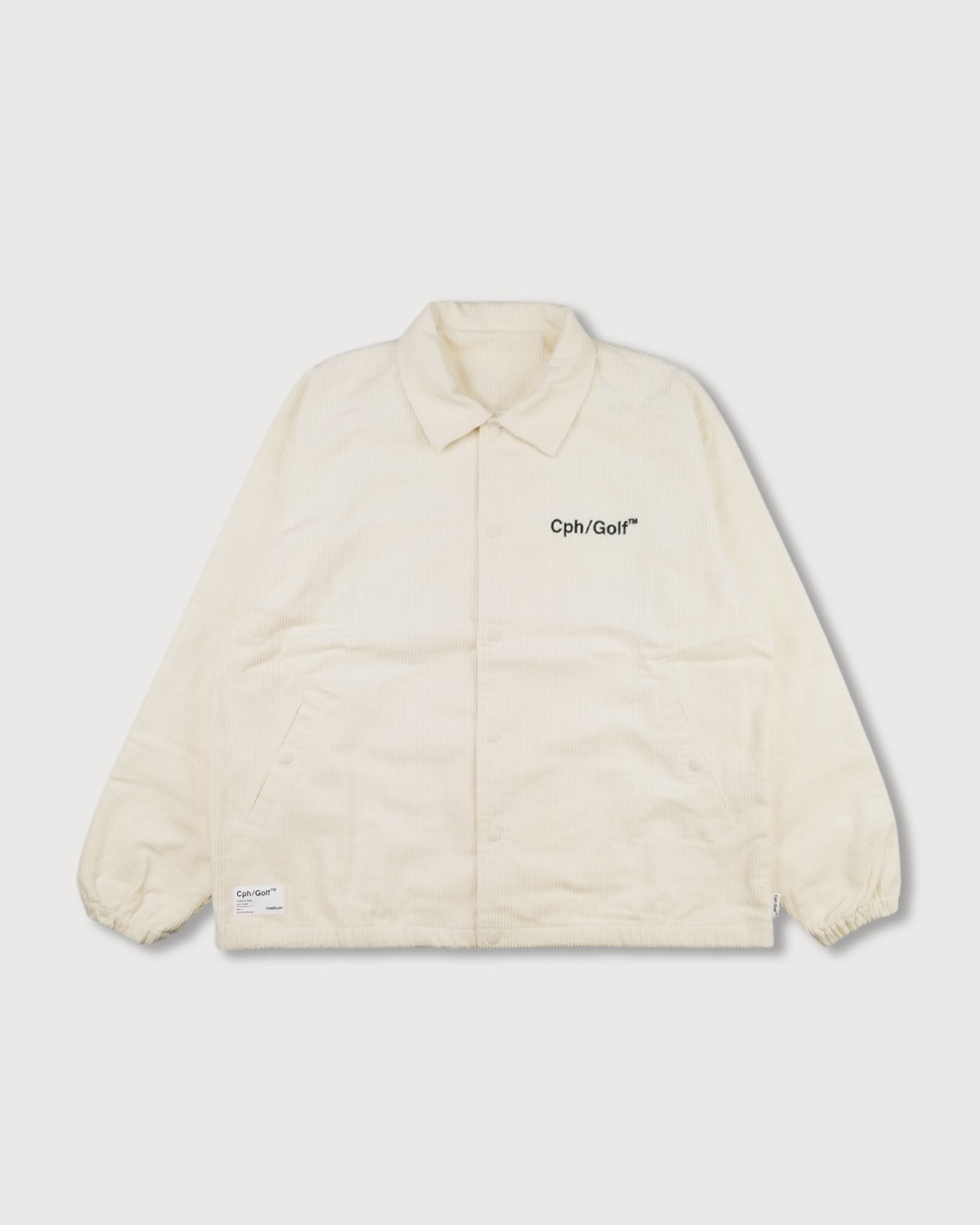 キャプテンズヘルム ゴルフ GENTLEMAN COACH JACKET GENTLEMAN CORDUROY COACH JACKET - BLACK - – Cph/Golf™︎