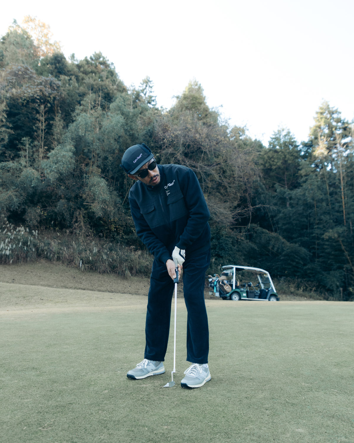メンズウェア Cph/Golf TEC FLEECE ZIP UP BLOUSON TEC FLEECE ZIP UP BLOUSON - BLACK - – Cph/Golf™︎