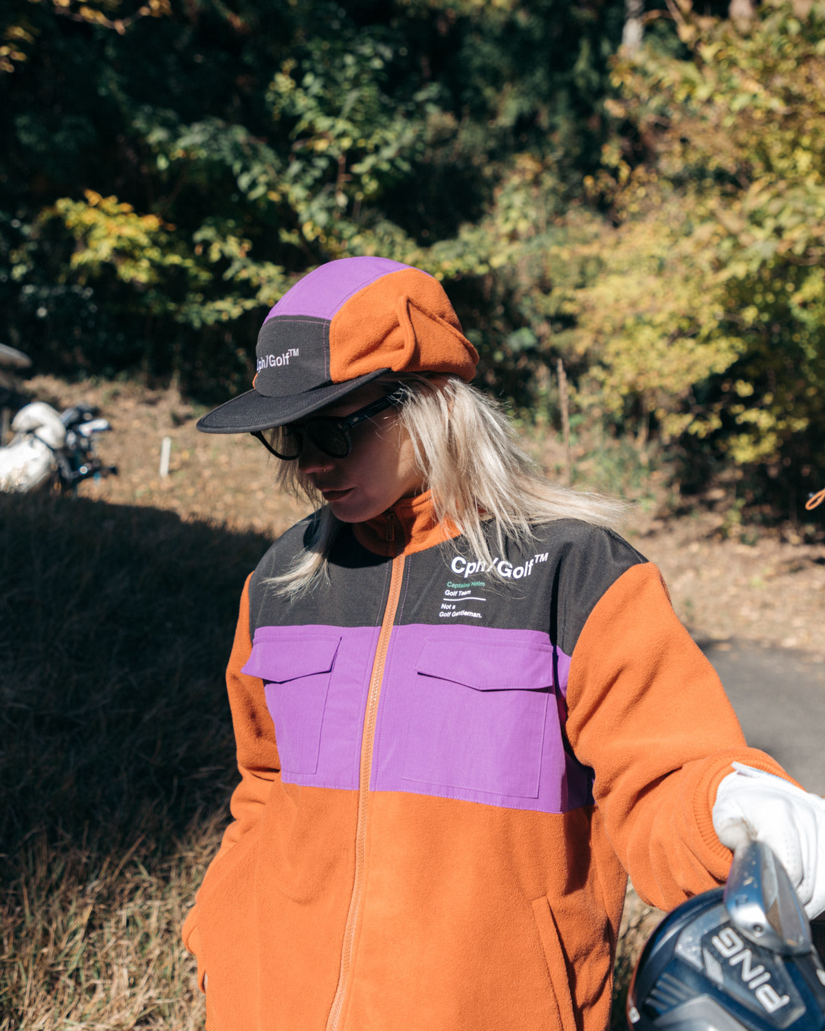 TEC FLEECE ZIP UP BLOUSON - MULTI - – Cph/Golf™︎