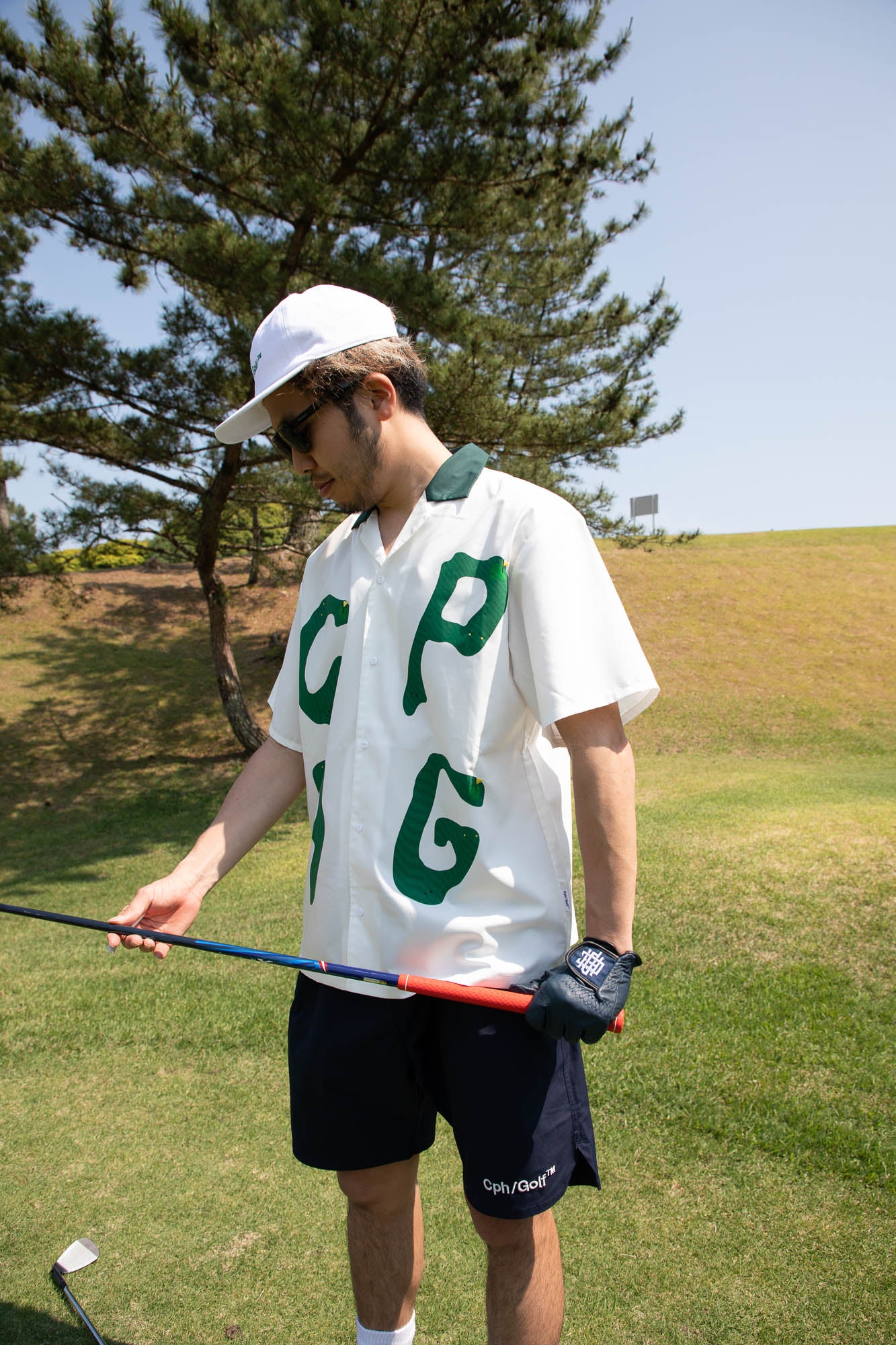 メンズウェア #CPHG COURSE ALOHA SHIRT CPHG COURSE ALOHA SHIRT - BLACK - – Cph/Golf™︎