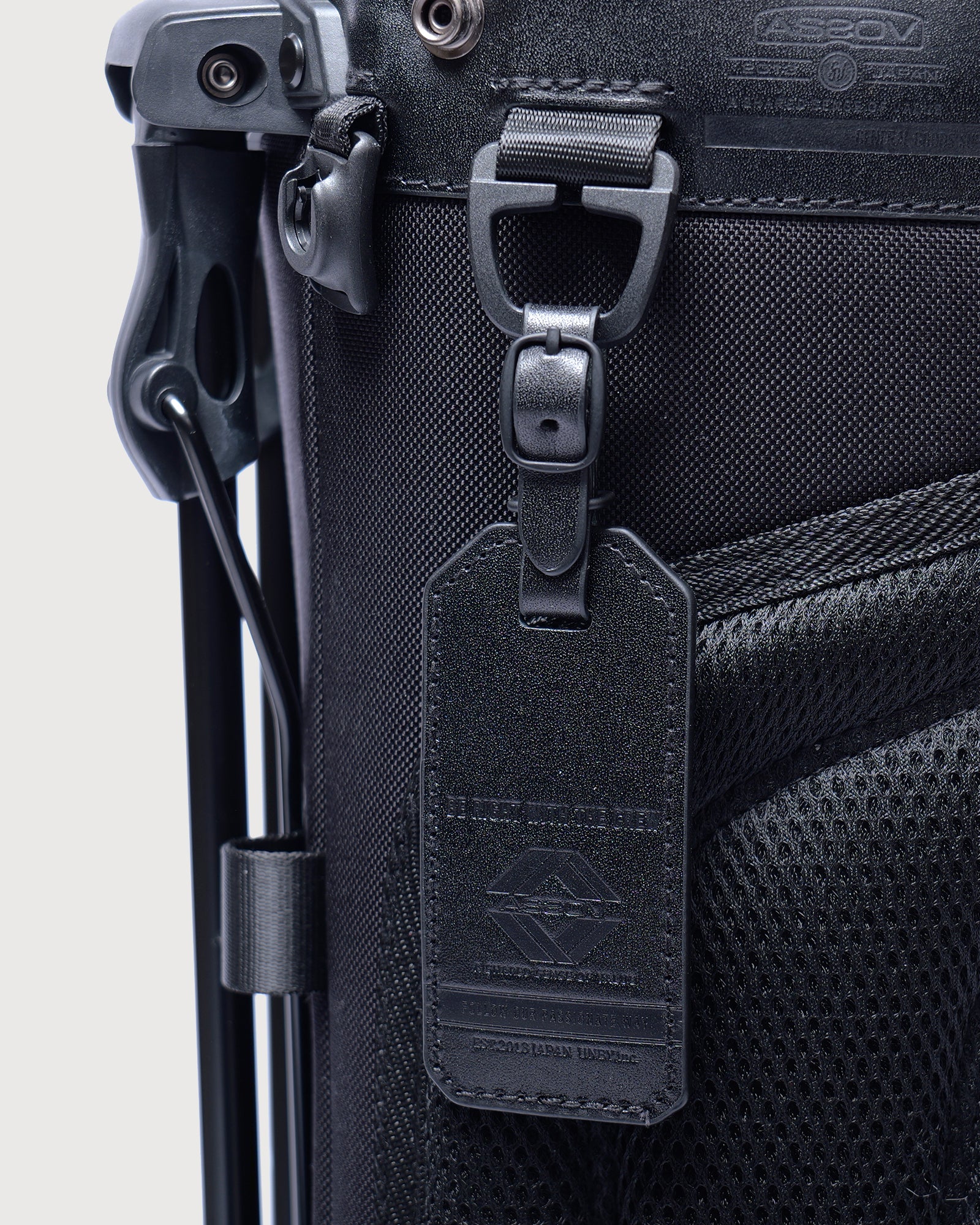 AS2OV × Cph/Golf™ #CORDURA CADDY BAG - BLACK - – Cph/Golf™︎