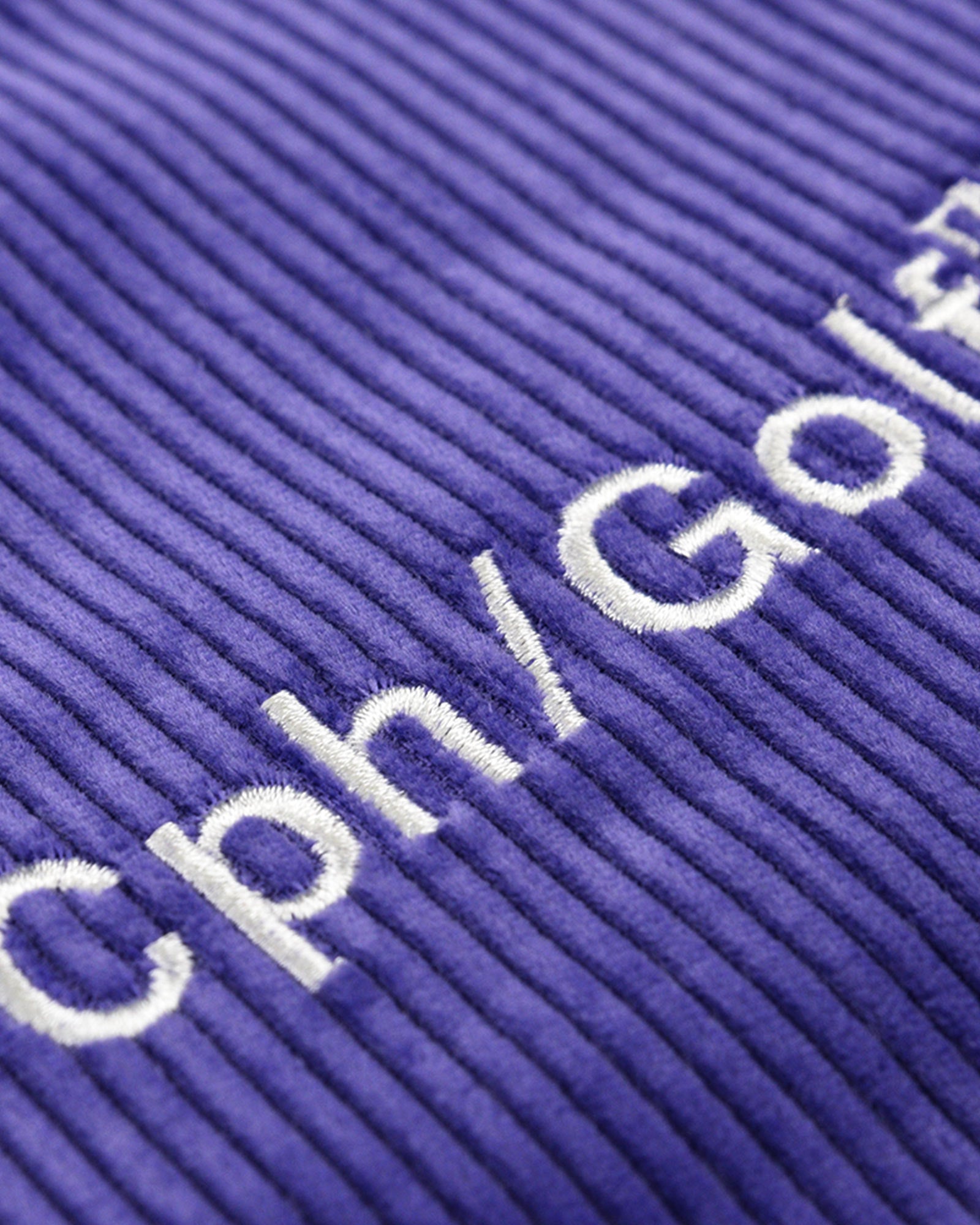 GENTLEMAN CORDUROY COACH JACKET - PURPLE - – Cph/Golf™︎