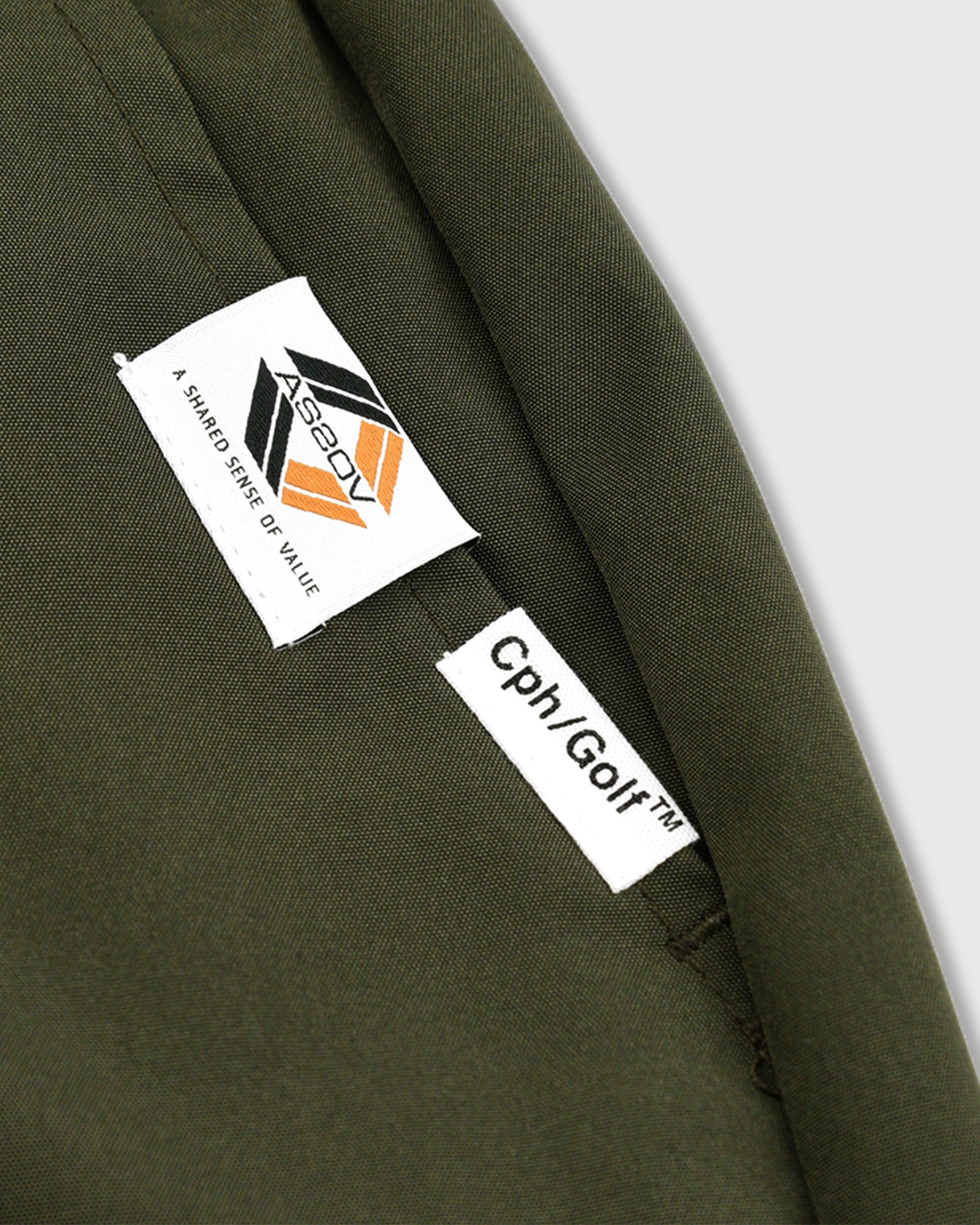 AS2OV × Cph/Golf™ #ADJUSTABLE CARGO PANTS - KHAKI - – Cph