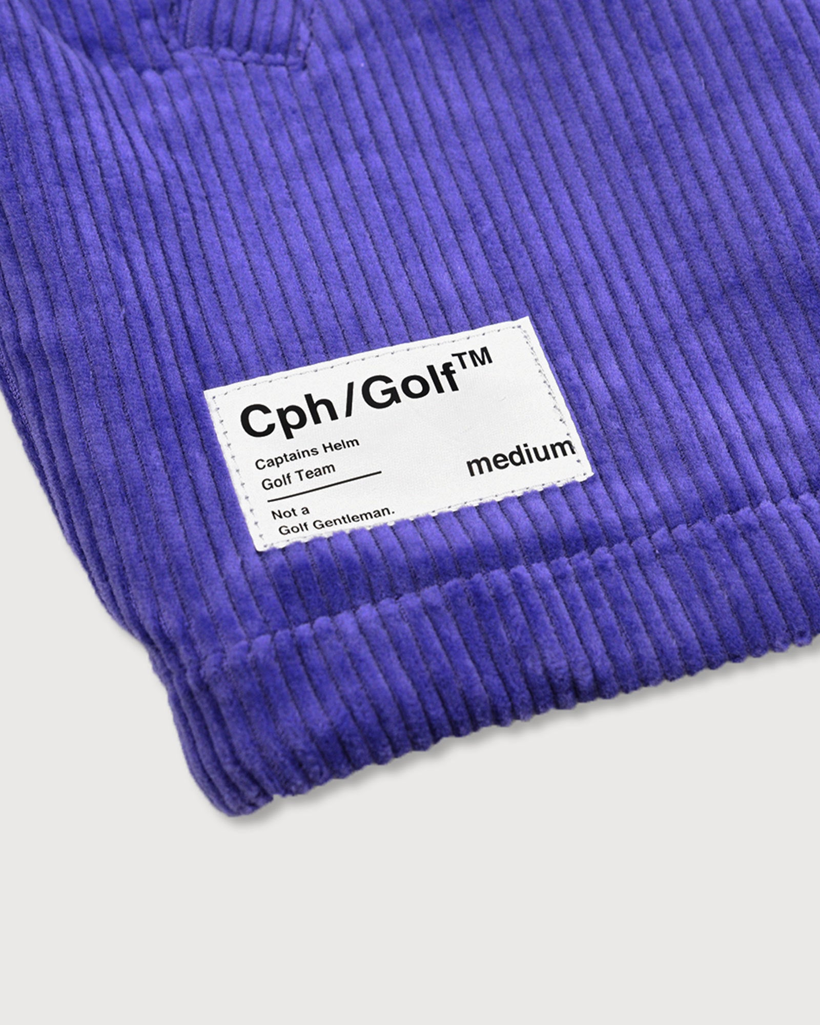 GENTLEMAN CORDUROY COACH JACKET - PURPLE - – Cph/Golf™︎