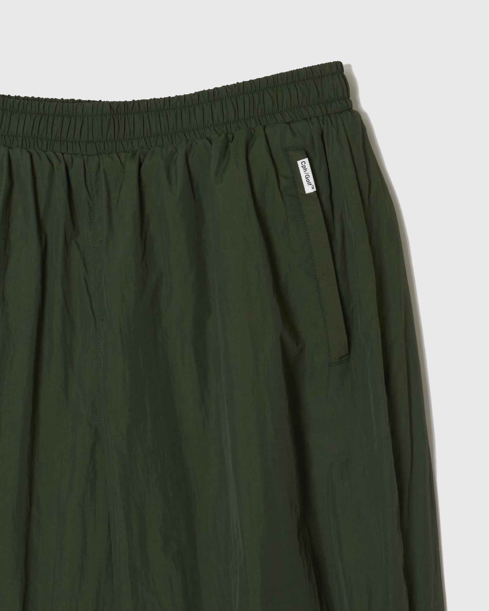 SIDE ZIPPER NYLON PANTS - GREEN - – Cph/Golf™︎
