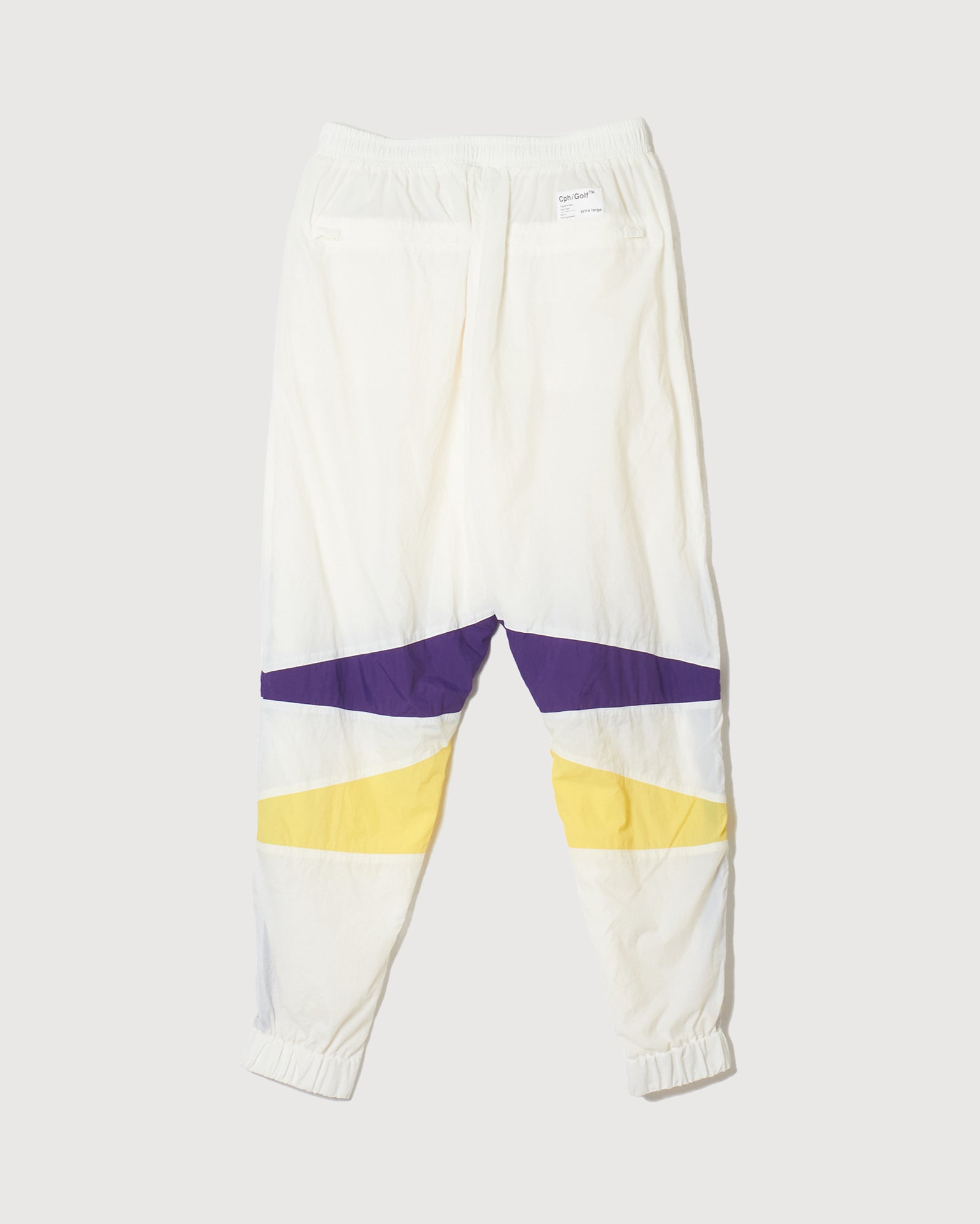 SIDE ZIPPER NYLON PANTS - WHITE - – Cph/Golf™︎