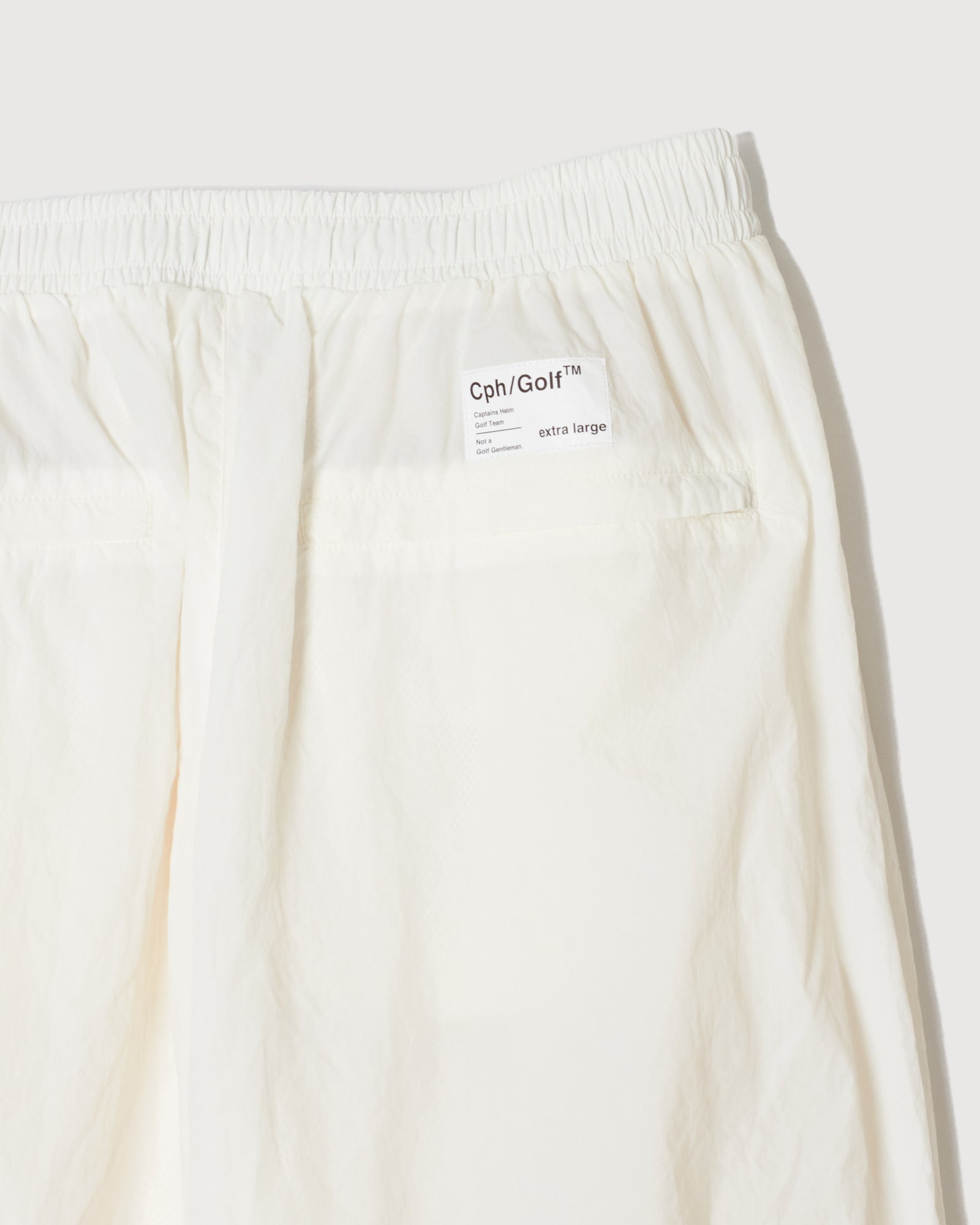 SIDE ZIPPER NYLON PANTS - WHITE - – Cph/Golf™︎