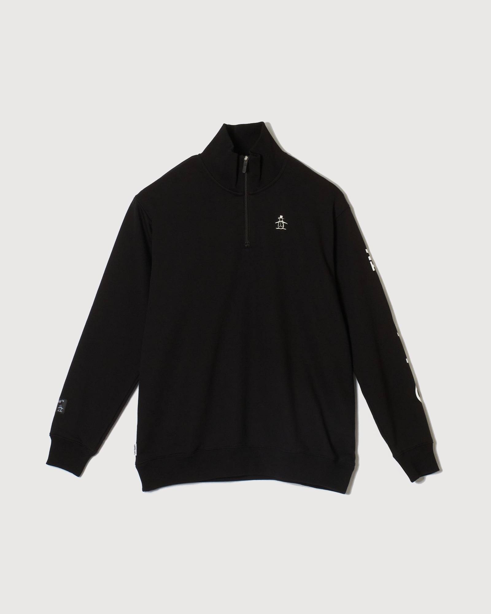 Musingwear × Cph/Golf™️ Half-Zip Sweat Munsingwear × Cph/Golf™️ #HALF-ZIP SWEAT - BLACK - – Cph