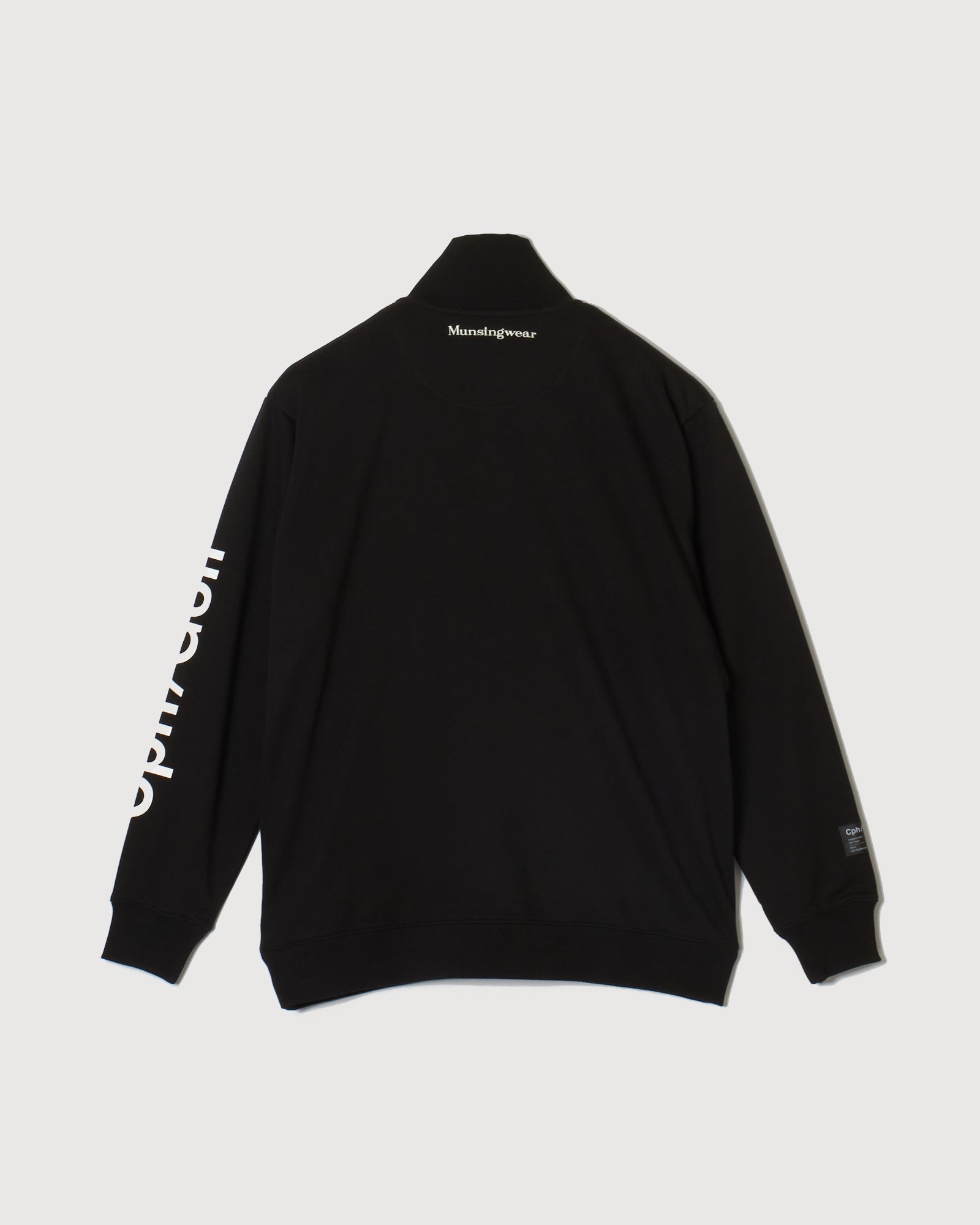 Cph/Golf × Munsingwear コラボ セーター WOMENS] Munsingwear × Cph/Golf™️ #HALF-ZIP SWEAT - BLACK - – Cph