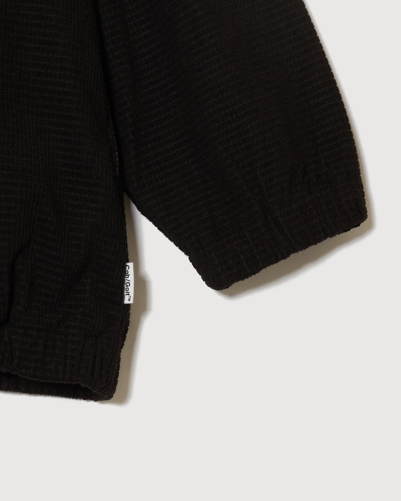 CLUB WAFFLE P/O JKT - BLACK - – Cph/Golf™︎