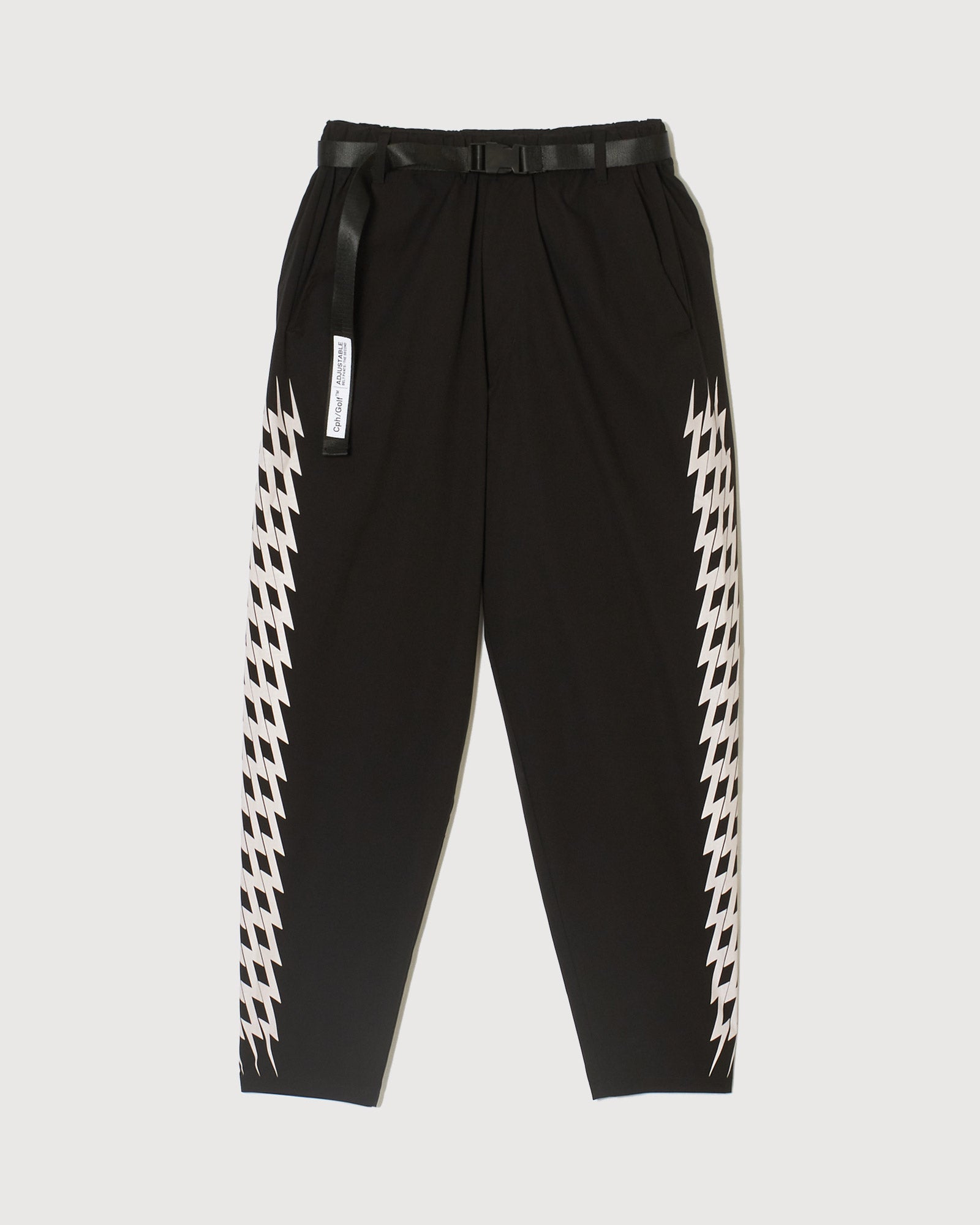 THUNDER STRIPES W-P ADJUSTABLE PANTS - BLACK - – Cph/Golf™︎