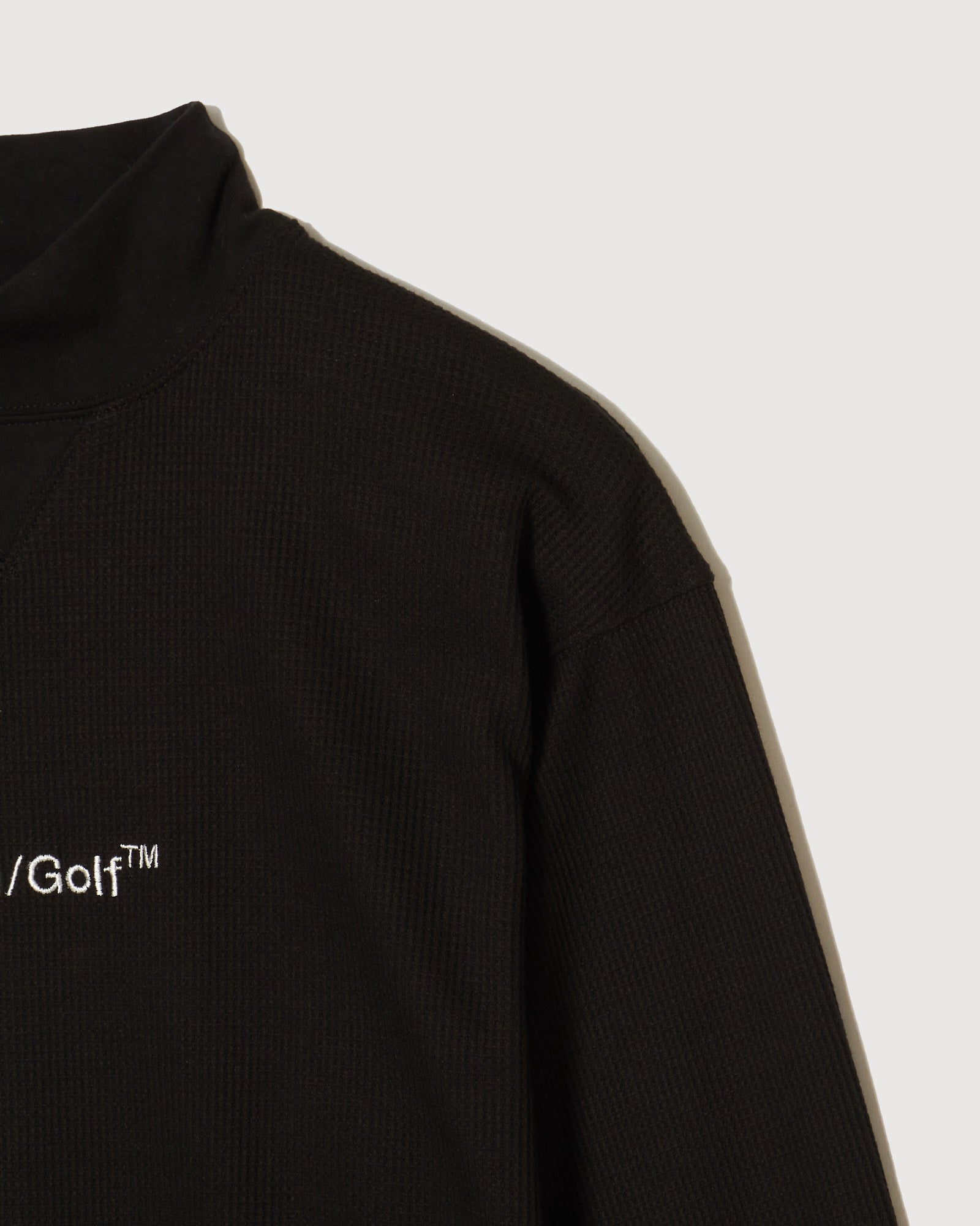 Cph/Golf キャプテンヘルム THERMAL MOCK NECK THERMAL MOCK NECK LS TEE - BLACK - – Cph/Golf™︎