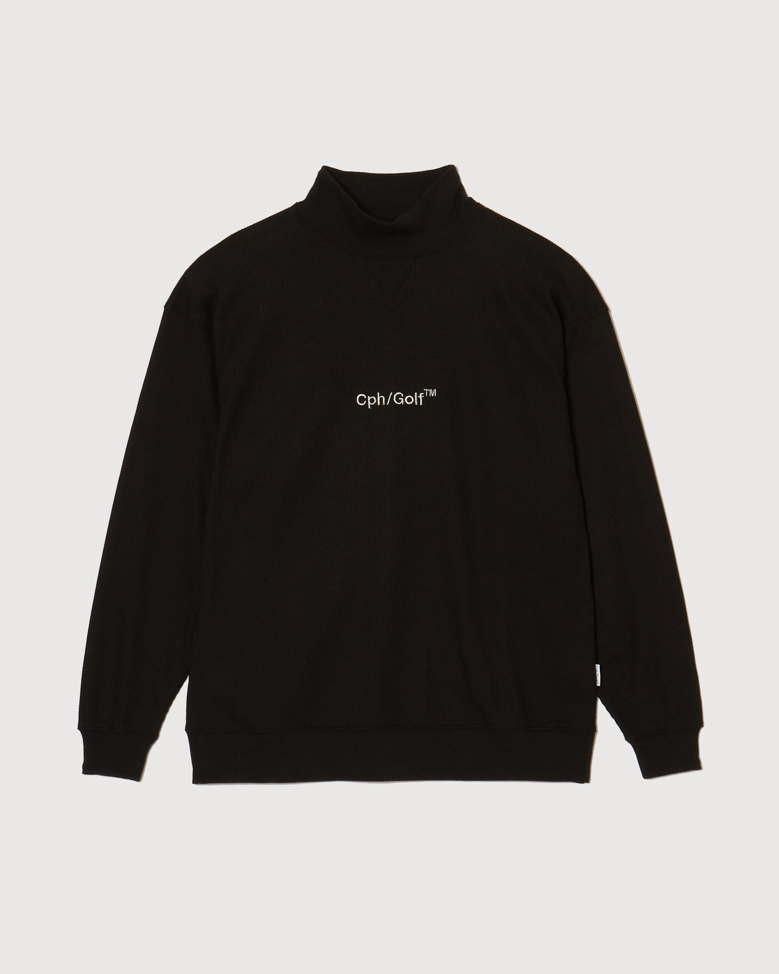 Cph/Golf キャプテンヘルム THERMAL MOCK NECK THERMAL MOCK NECK LS TEE - BLACK - – Cph/Golf™︎
