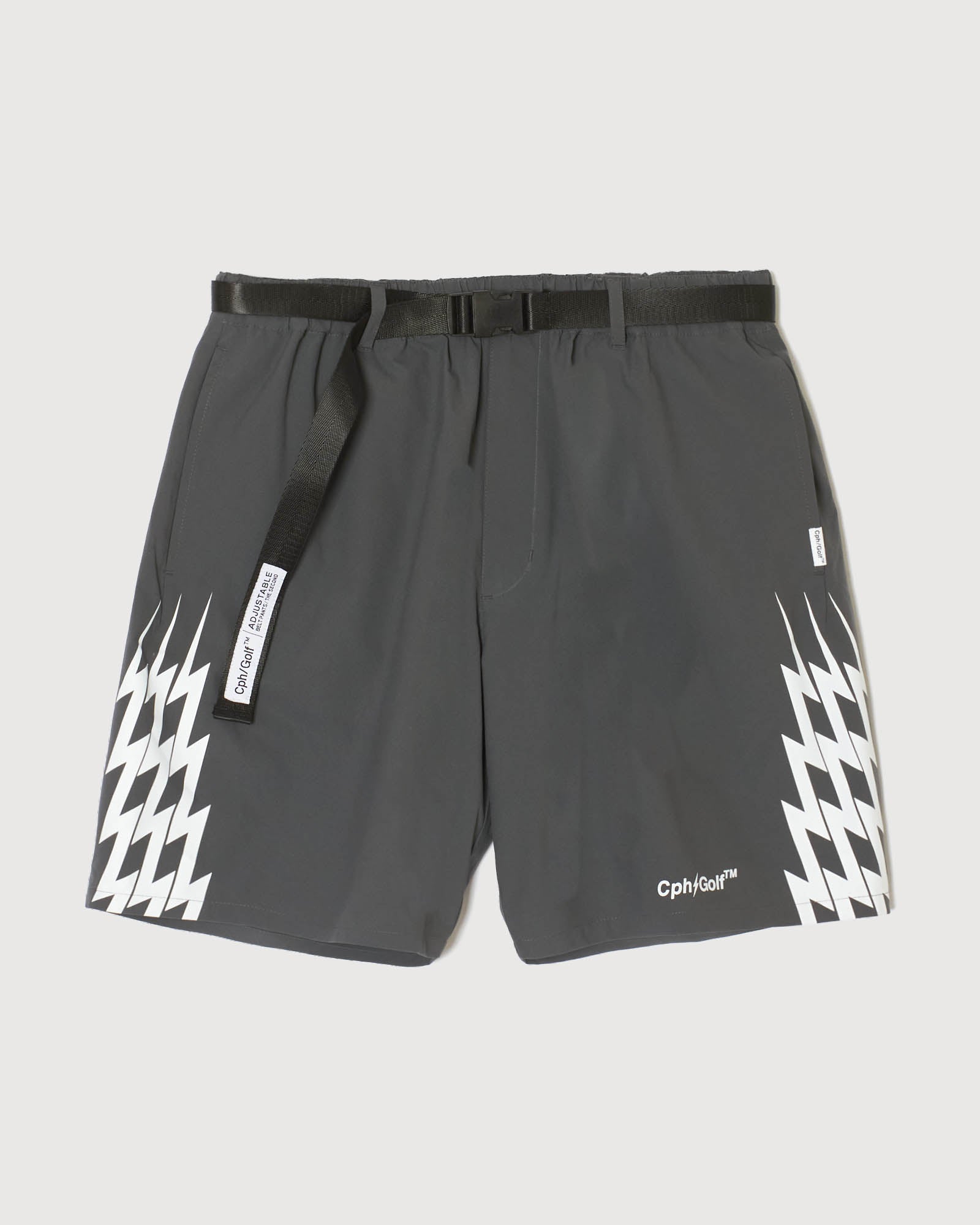 THUNDER STRIPES ADJUSTABLE SHORT - GRAY - – Cph/Golf™︎