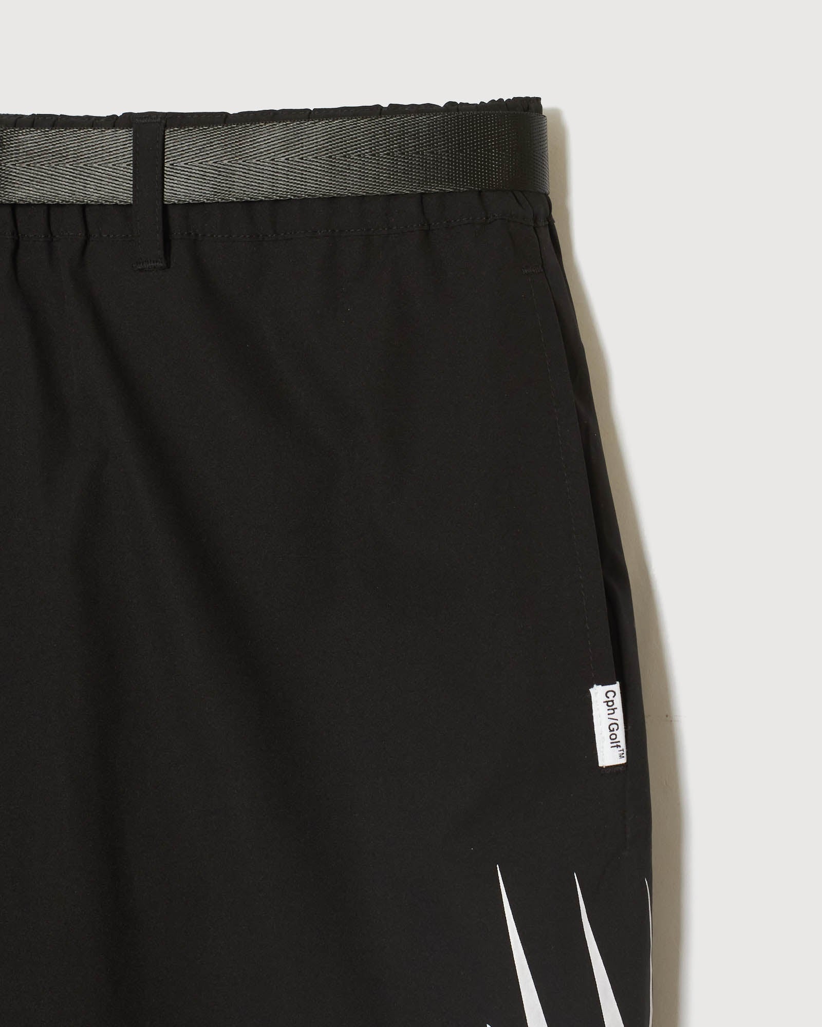 CPH GOLF THUNDER STRIPES ハーフパンツ【ブラック】 THUNDER STRIPES ADJUSTABLE SHORT - BLACK - – Cph/Golf™︎