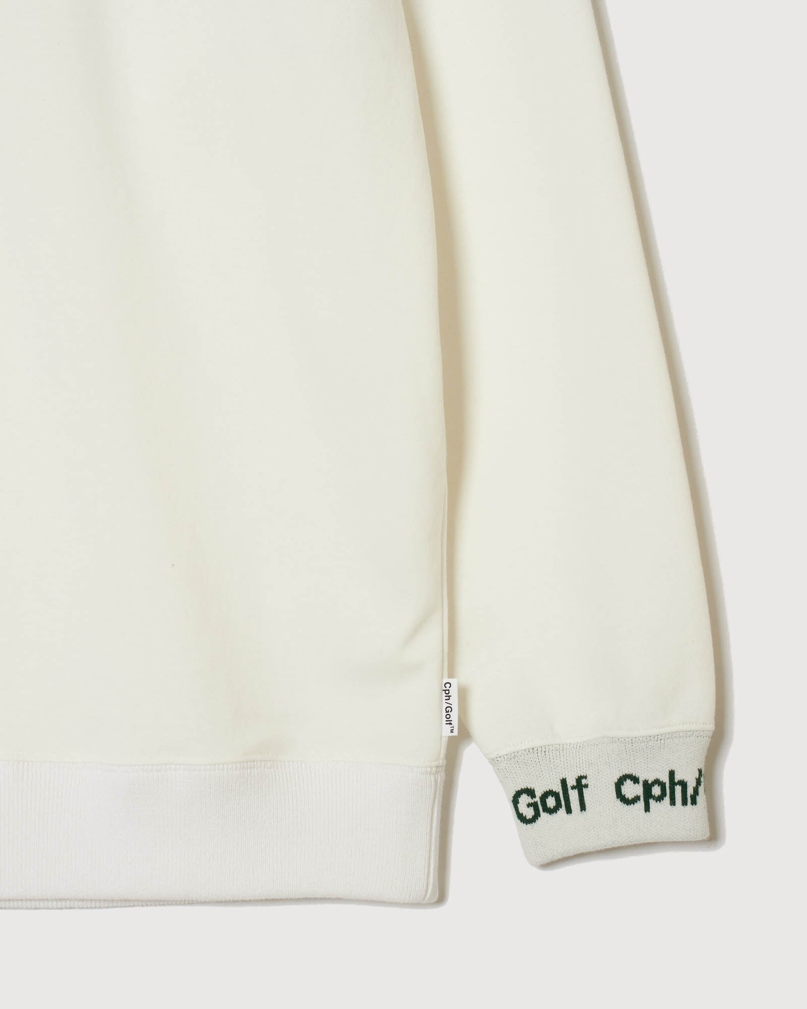 CPH/GOLF JACQUARD MOCK NECK LS TEE サイズXL JACQUARD MOCK NECK LS TEE - WHITE - – Cph/Golf™︎