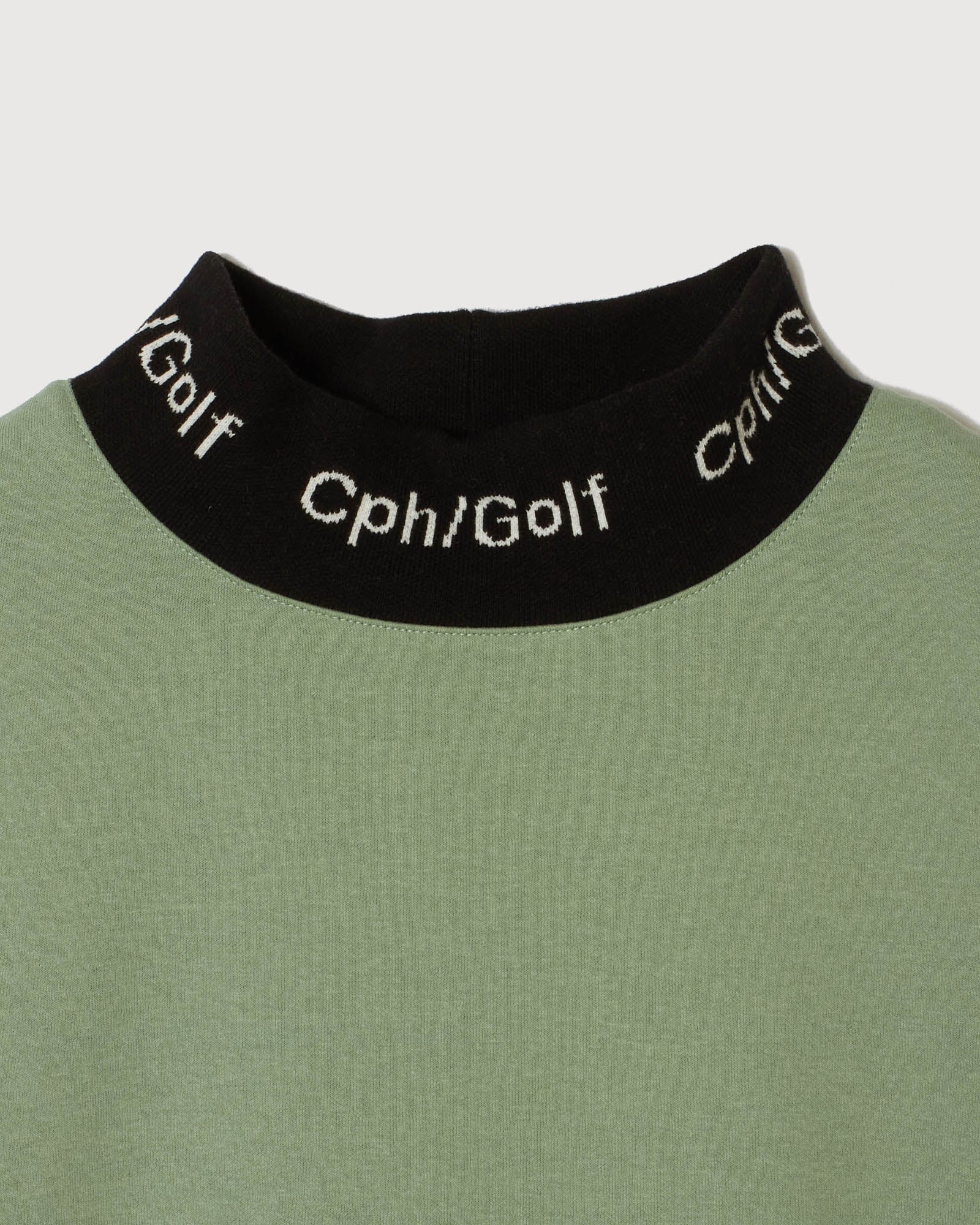 JACQUARD MOCK NECK LS TEE - MINT - – Cph/Golf™︎