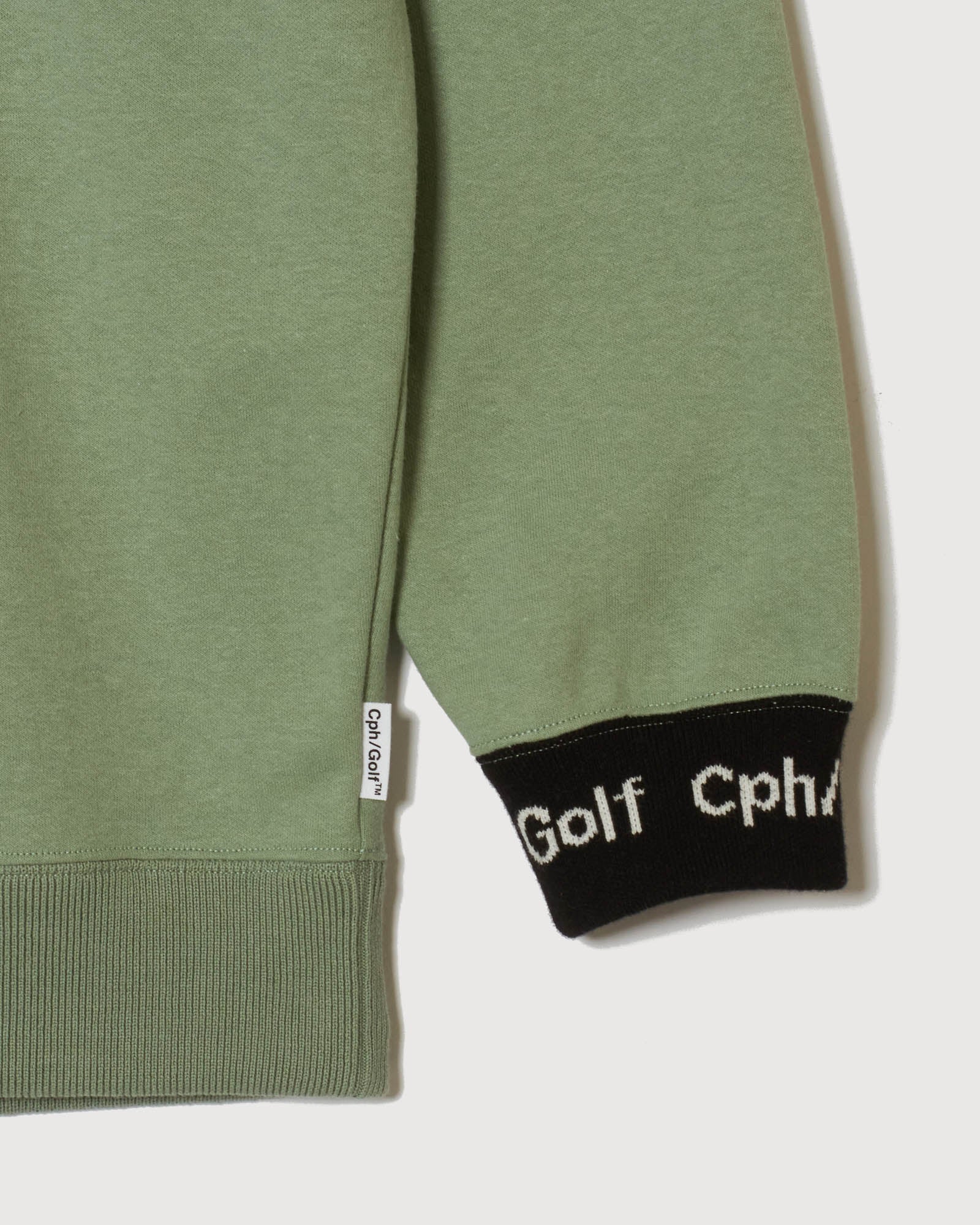 キャプテンズヘルムゴルフ JACQUARD MOCK NECK LS TEE JACQUARD MOCK NECK LS TEE - WHITE - – Cph/Golf™︎