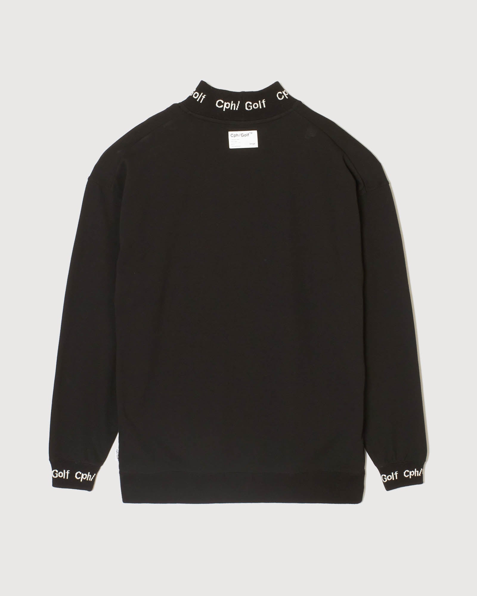 CPH/GOLF JACQUARD MOCK NECK LS TEE サイズXL JACQUARD MOCK NECK LS TEE - WHITE - – Cph/Golf™︎