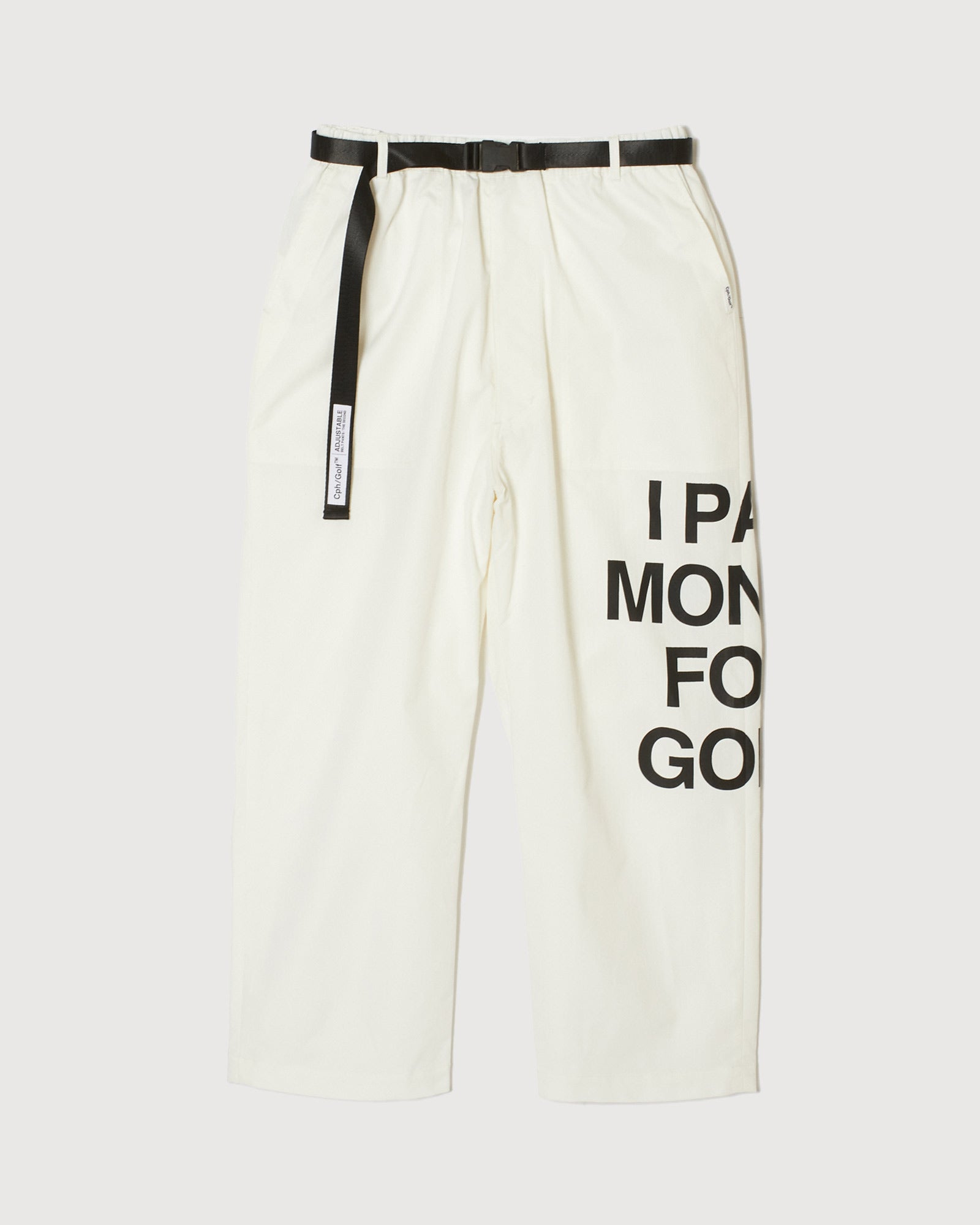 Cph/Golf™️ AMATEUR ADJUSTABLE WIDE PANTS - WHITE - – Cph/Golf™︎