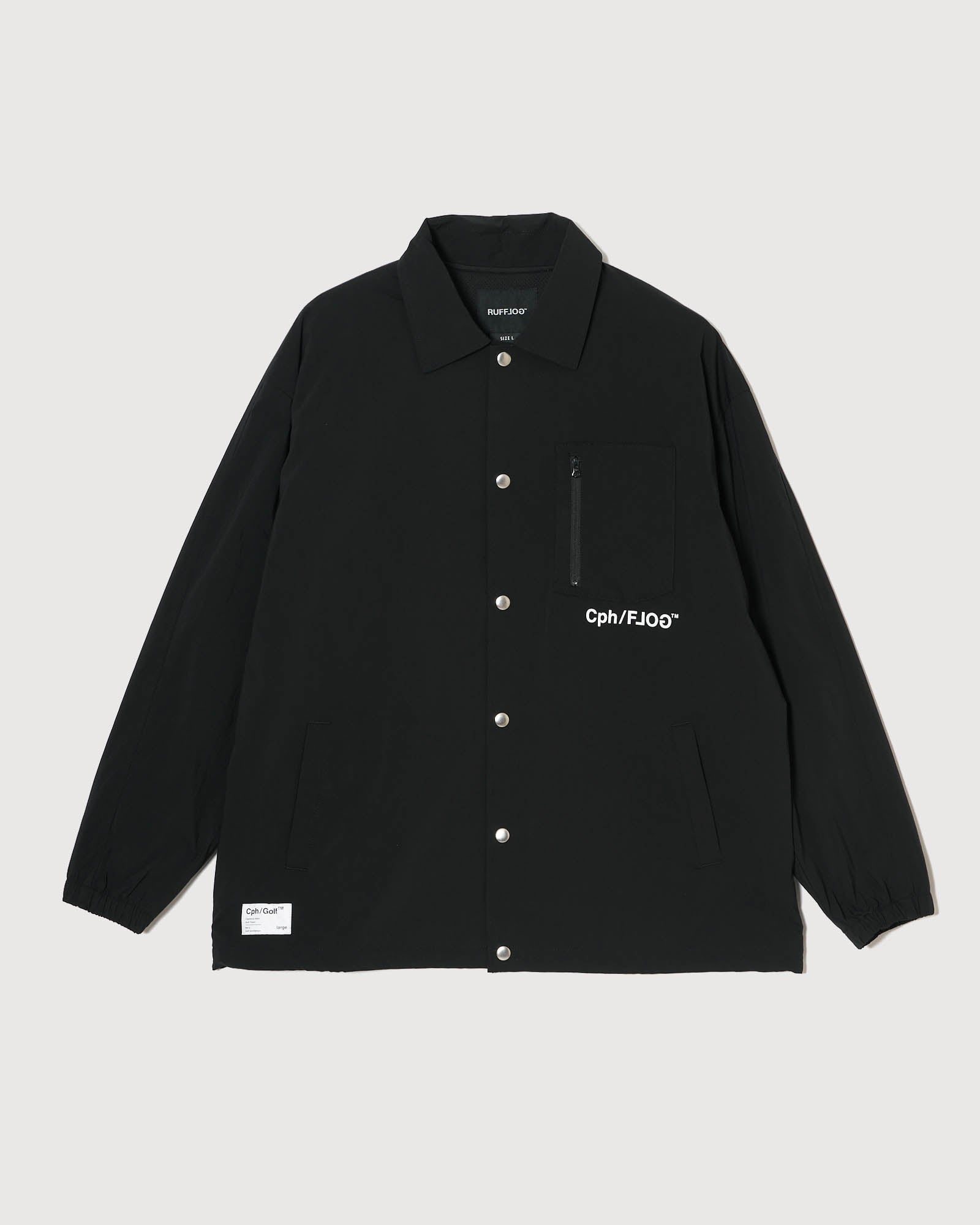 Cph/FLOG™️ TEAM COACH JKT - BLACK - – Cph/Golf™︎