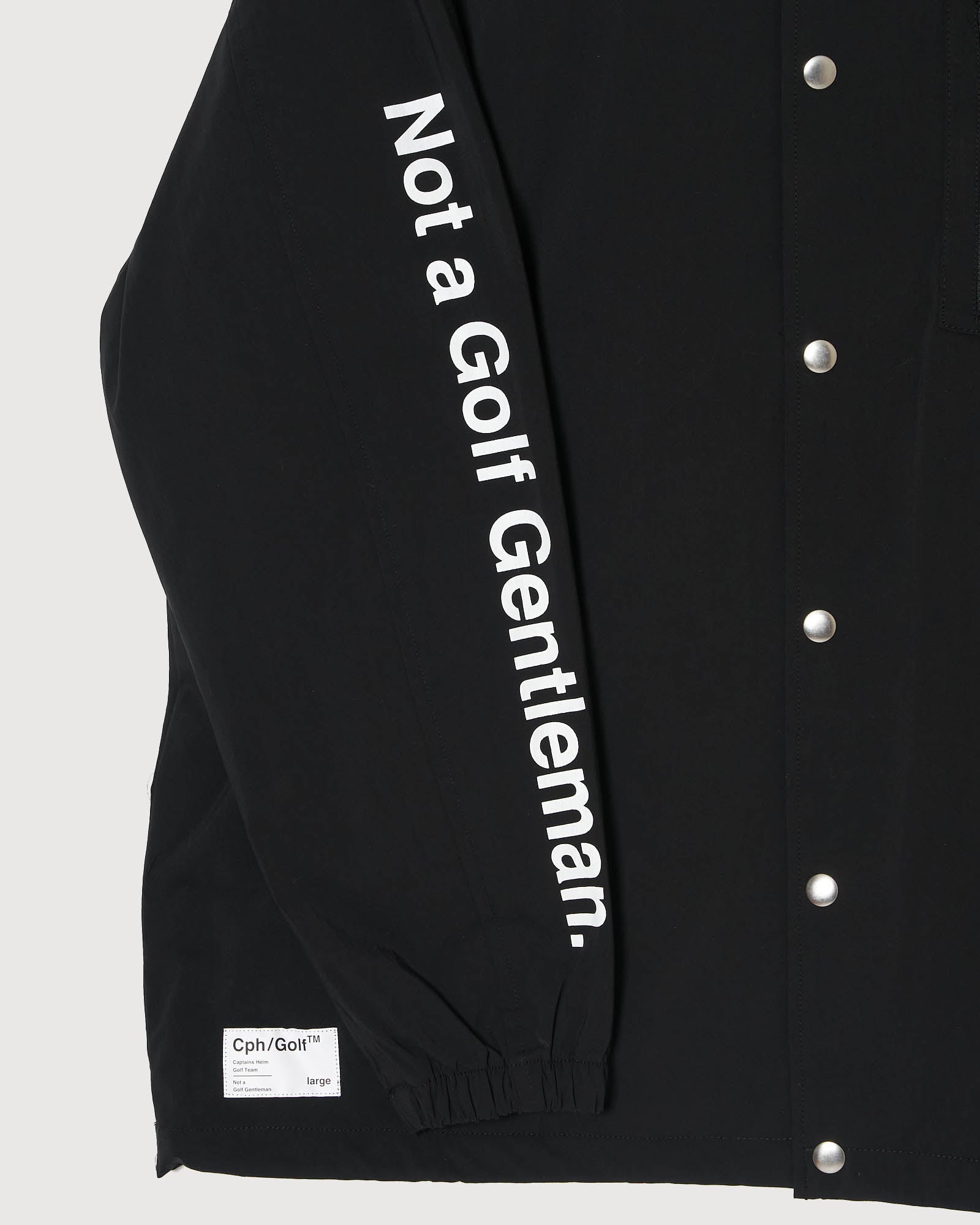 Cph/FLOG™️ TEAM COACH JKT - BLACK - – Cph/Golf™︎