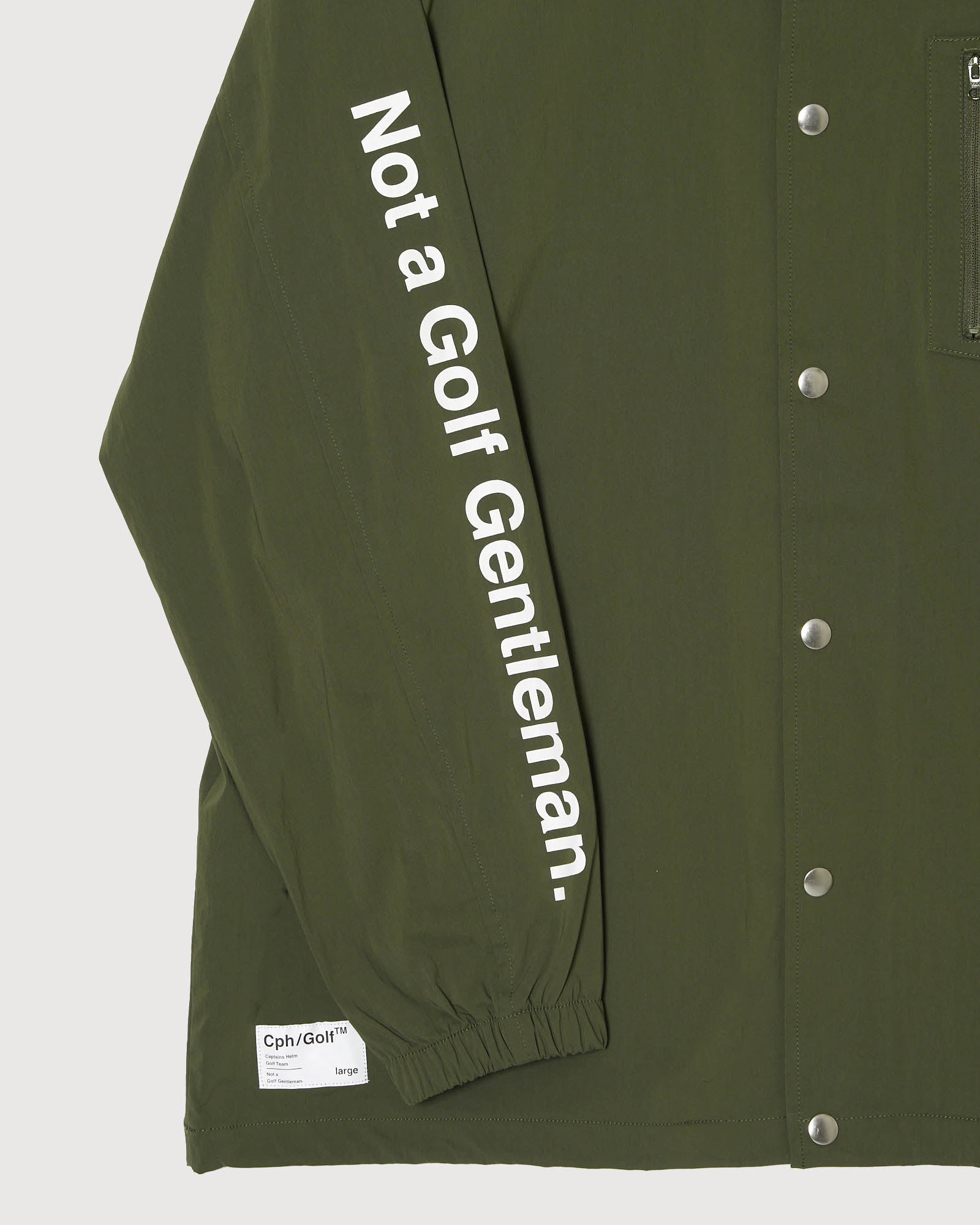 WOMENS] #Cph/FLOG™️ TEAM COACH JKT - OLIVE - – Cph/Golf™︎