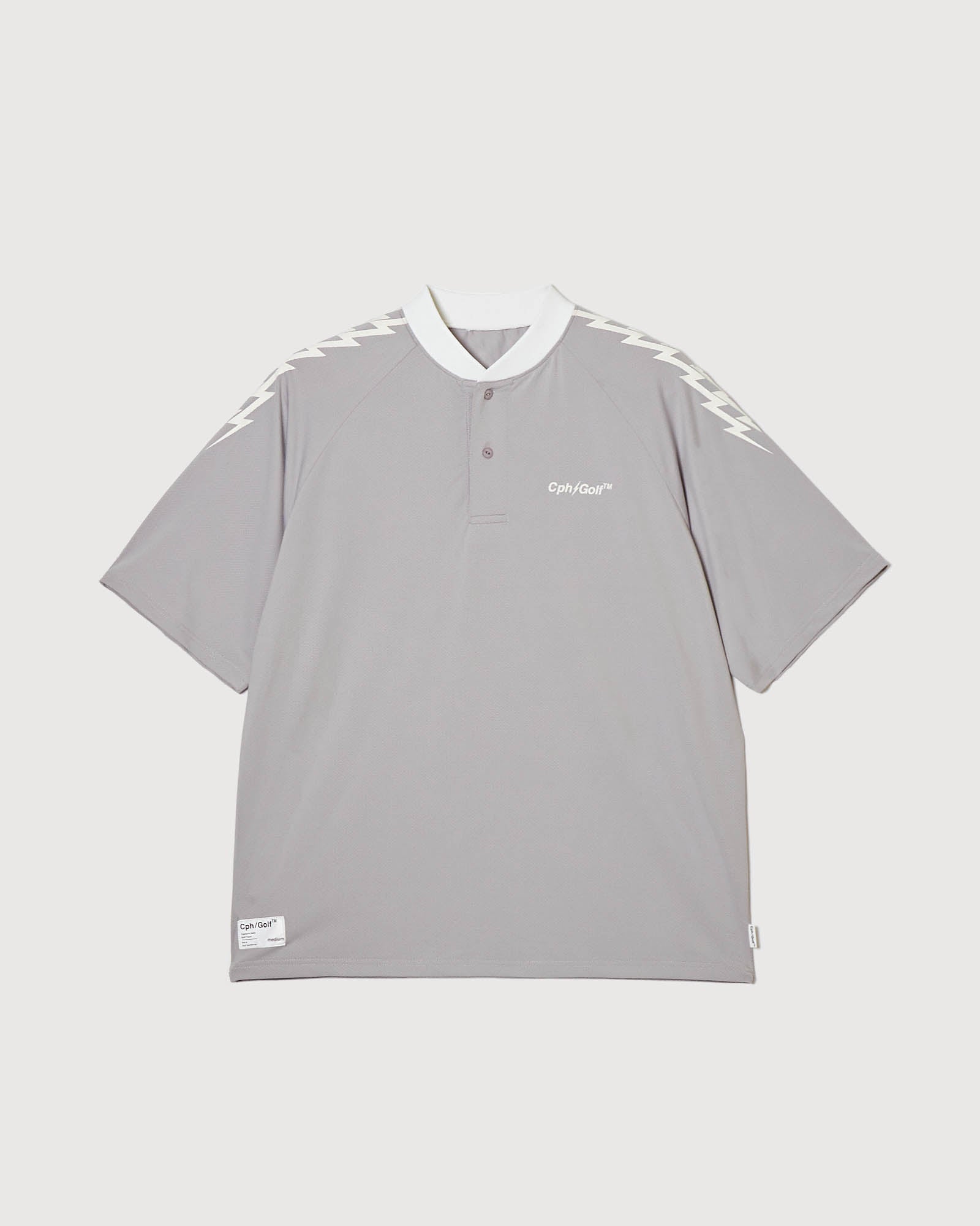 メンズウェア Cph/Golf / #THUNDER STRIPES HENRY POLO THUNDER STRIPES HENRY POLO - GRAY - – Cph/Golf™︎